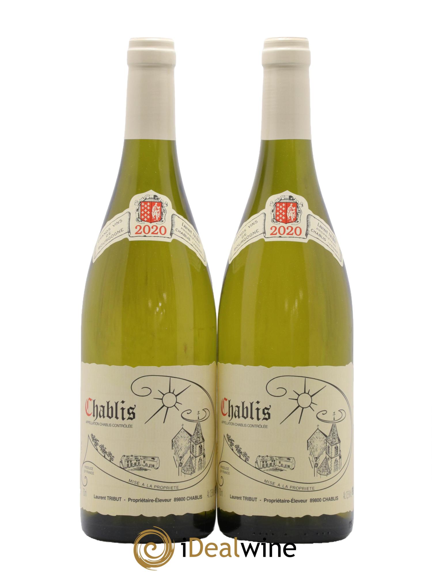 Chablis Laurent Tribut 2020 - Lot de 2 bouteilles - 0