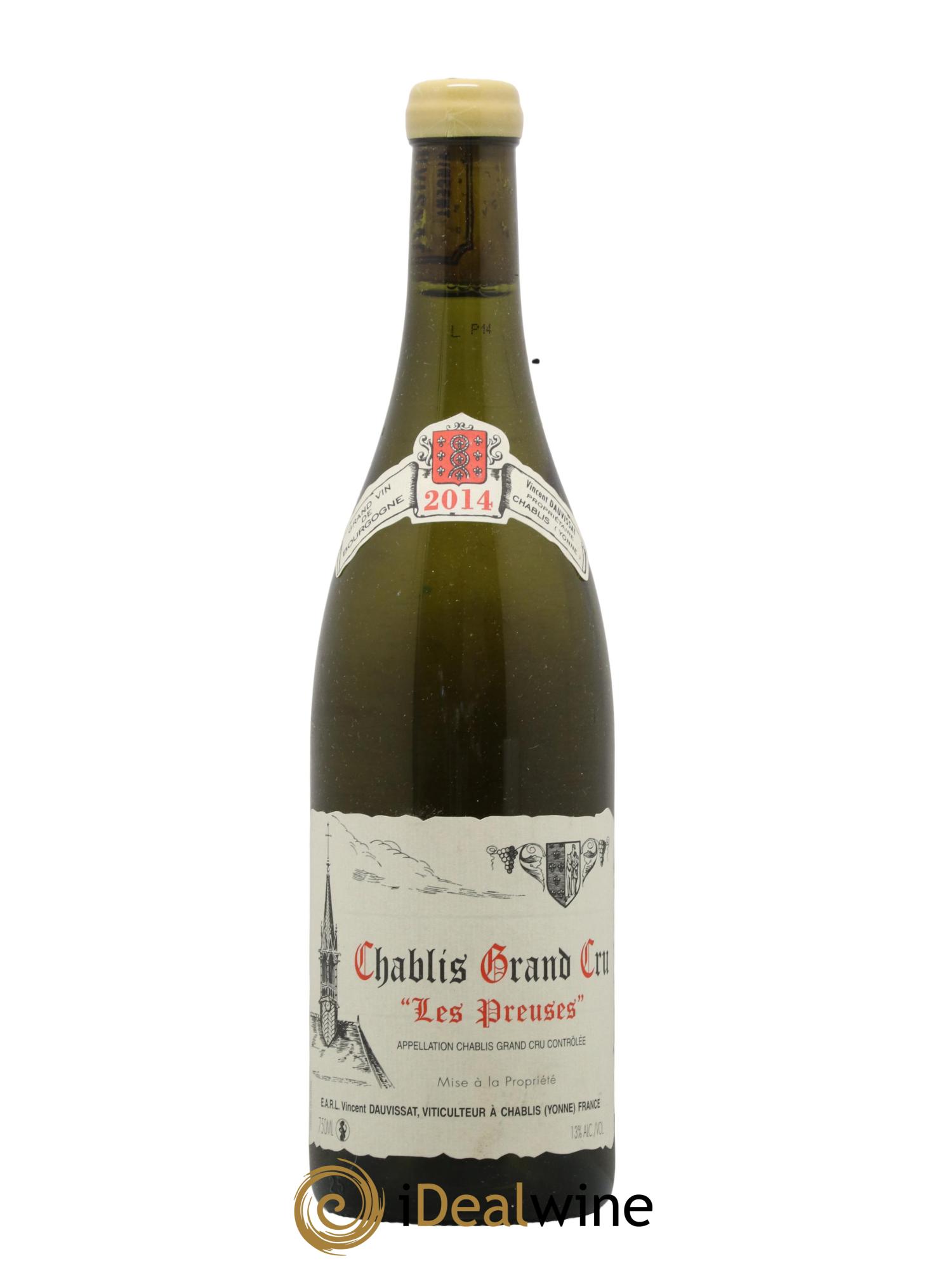 photo Chablis Grand Cru les Preuses Vincent Dauvissat