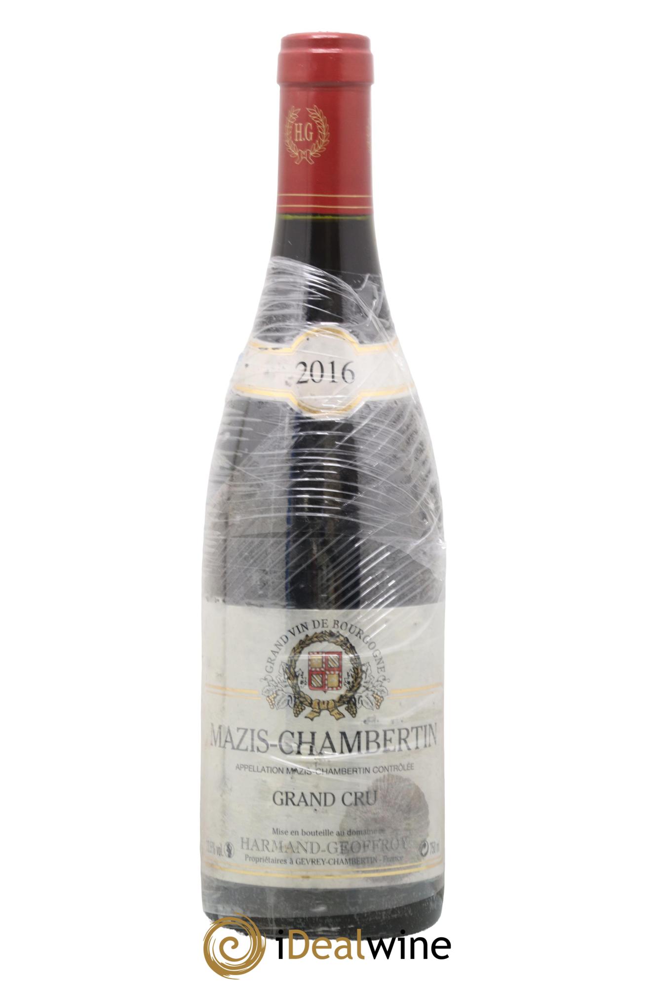 Mazis-Chambertin Grand Cru Harmand-Geoffroy (Domaine) 2016 - Posten von 1 Flasche - 0