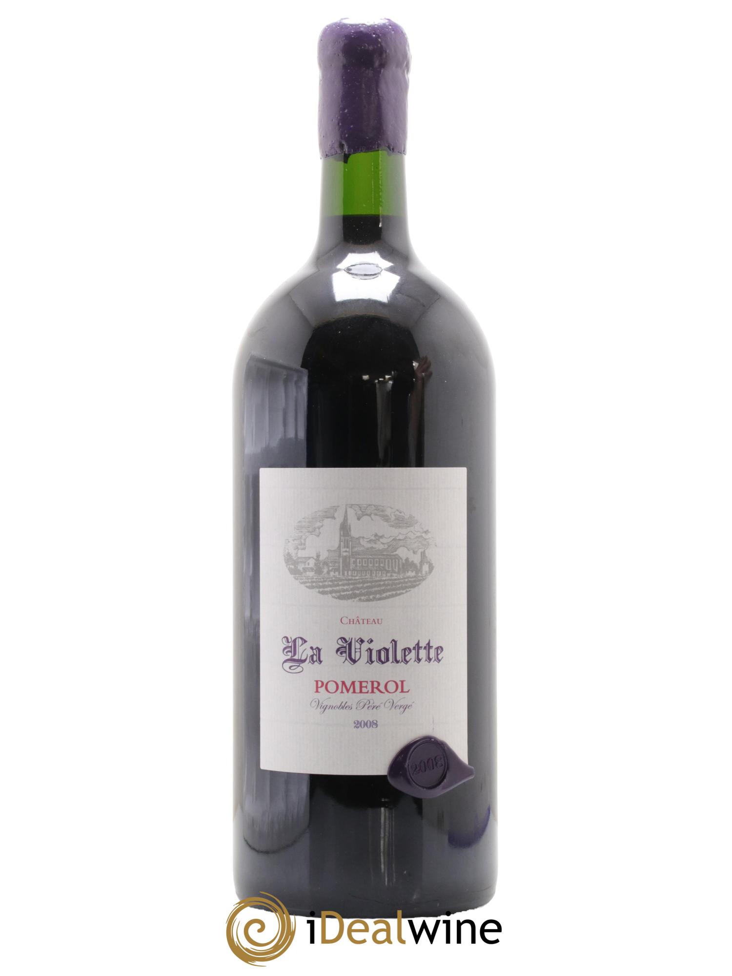 Château la Violette 2008 - Posten von 1 Doppel-Magnum - 1