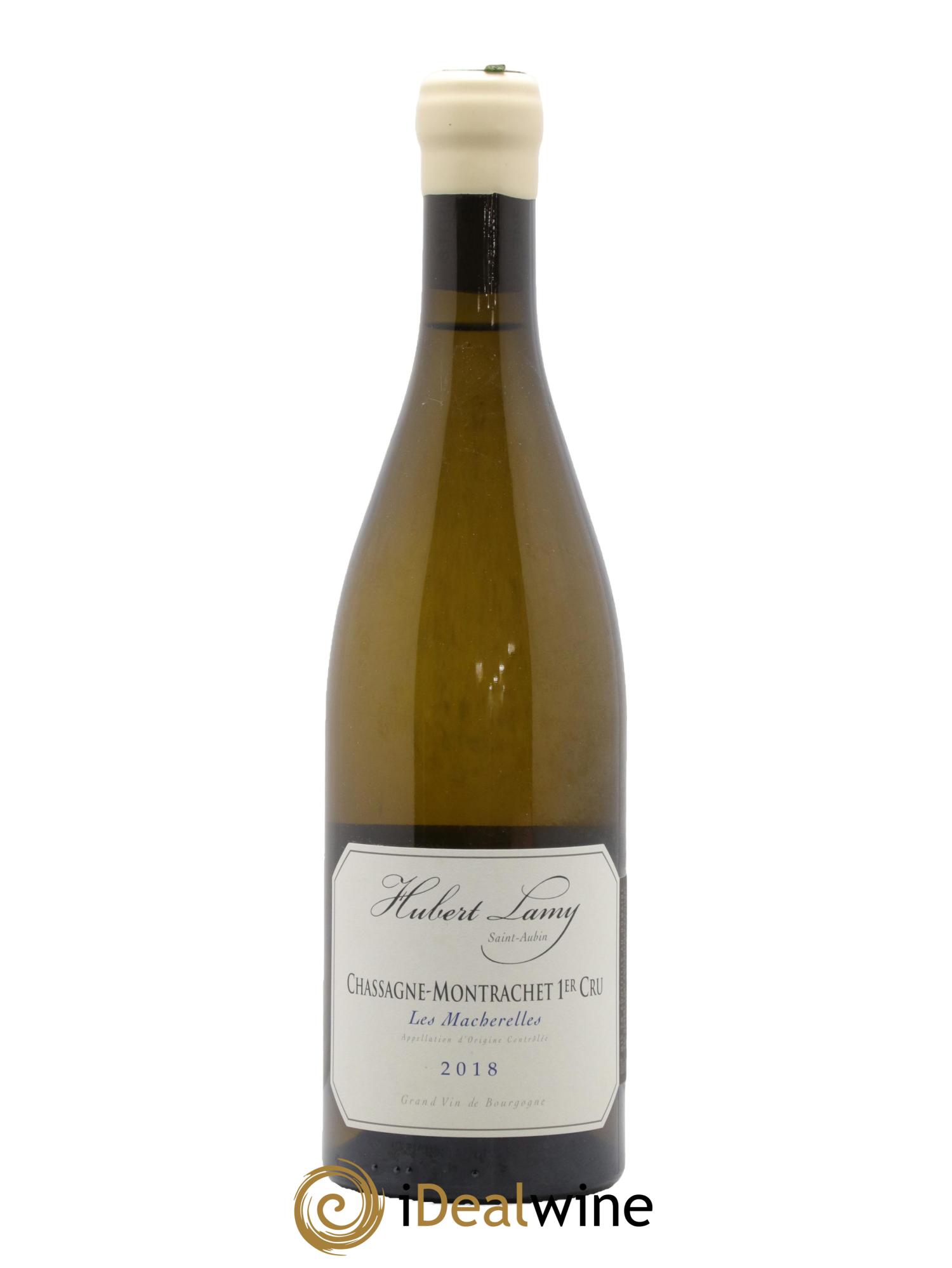 Chassagne-Montrachet 1er Cru Les Macherelles Hubert Lamy 2018 - Lot de 1 bouteille - 0