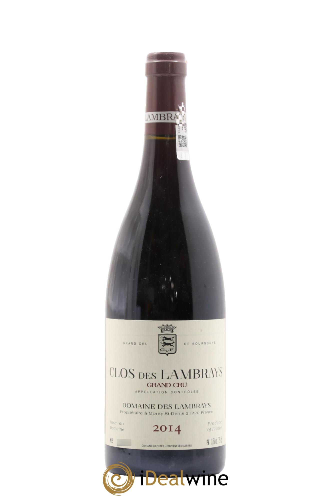 Clos des Lambrays Grand Cru Domaine des Lambrays  2014 - Lot de 1 bouteille - 0