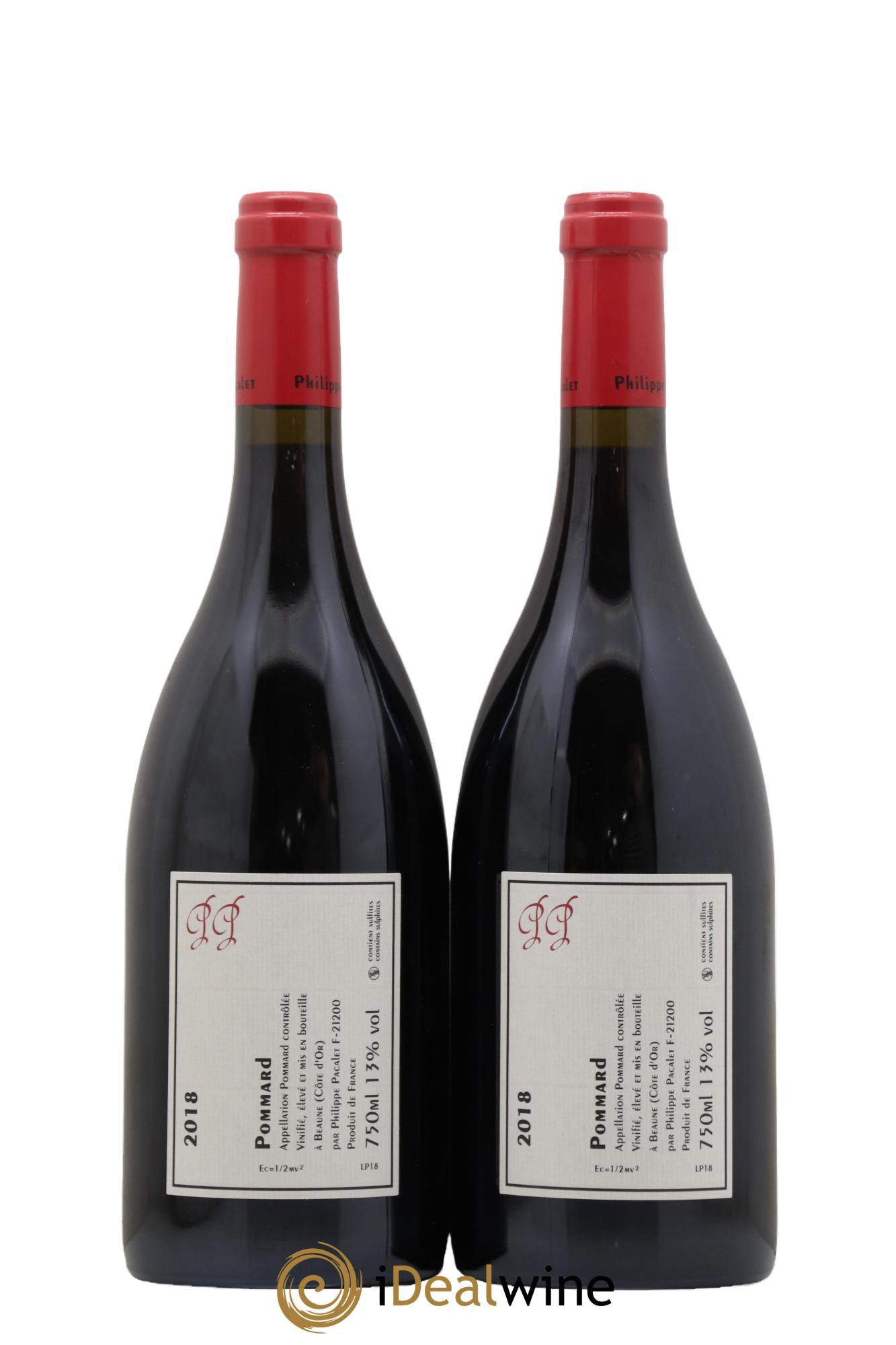 Pommard Philippe Pacalet 2018 - Lot de 2 bouteilles - 1