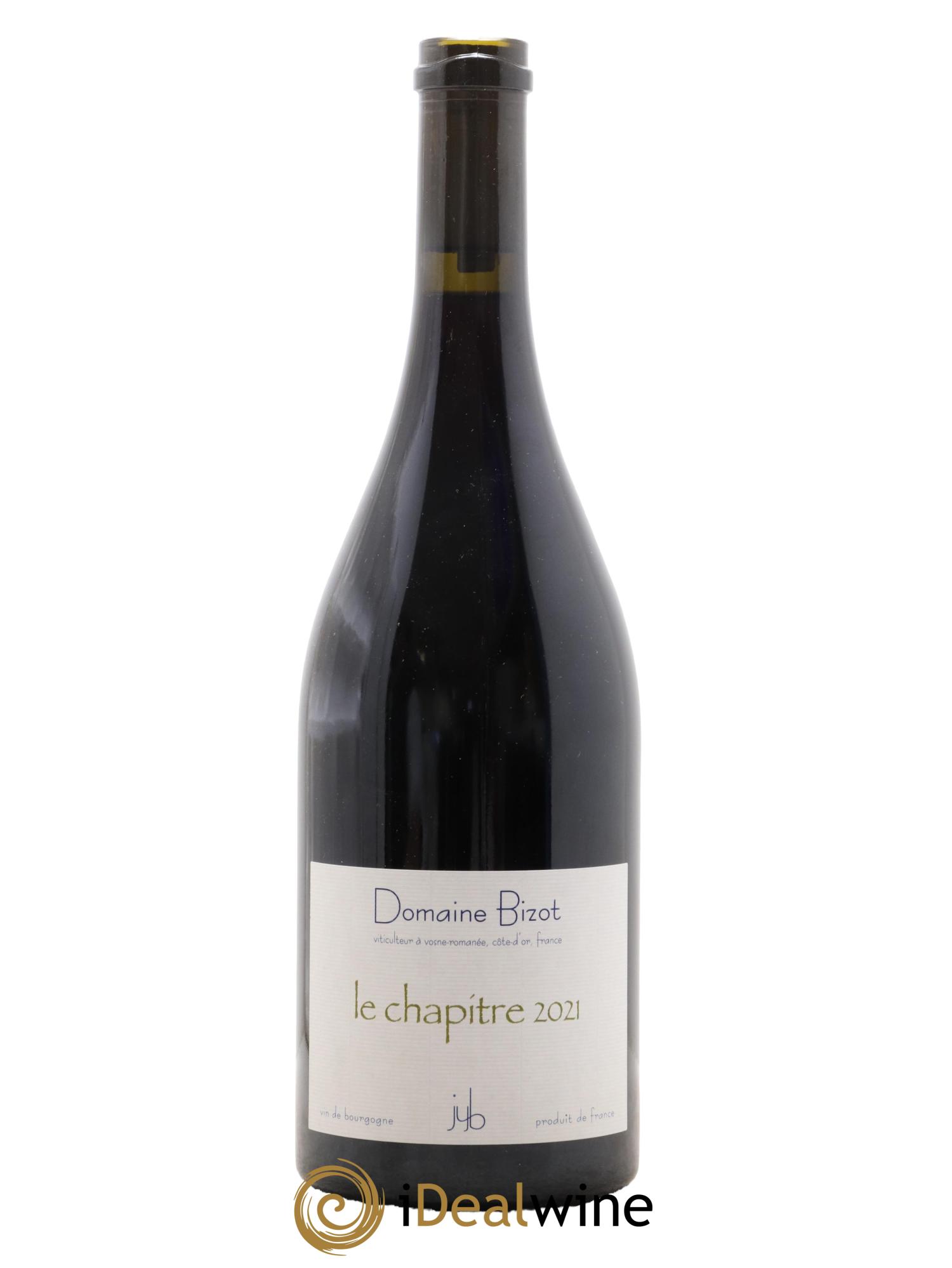 Bourgogne Le Chapitre Bizot (Domaine)  2021 - Lot de 1 bouteille - 0