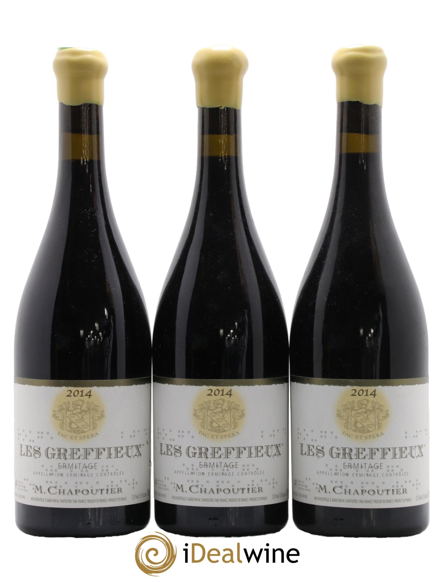 Hermitage Ermitage Les Greffieux Chapoutier 2014 - Posten von 6 Flaschen - 2