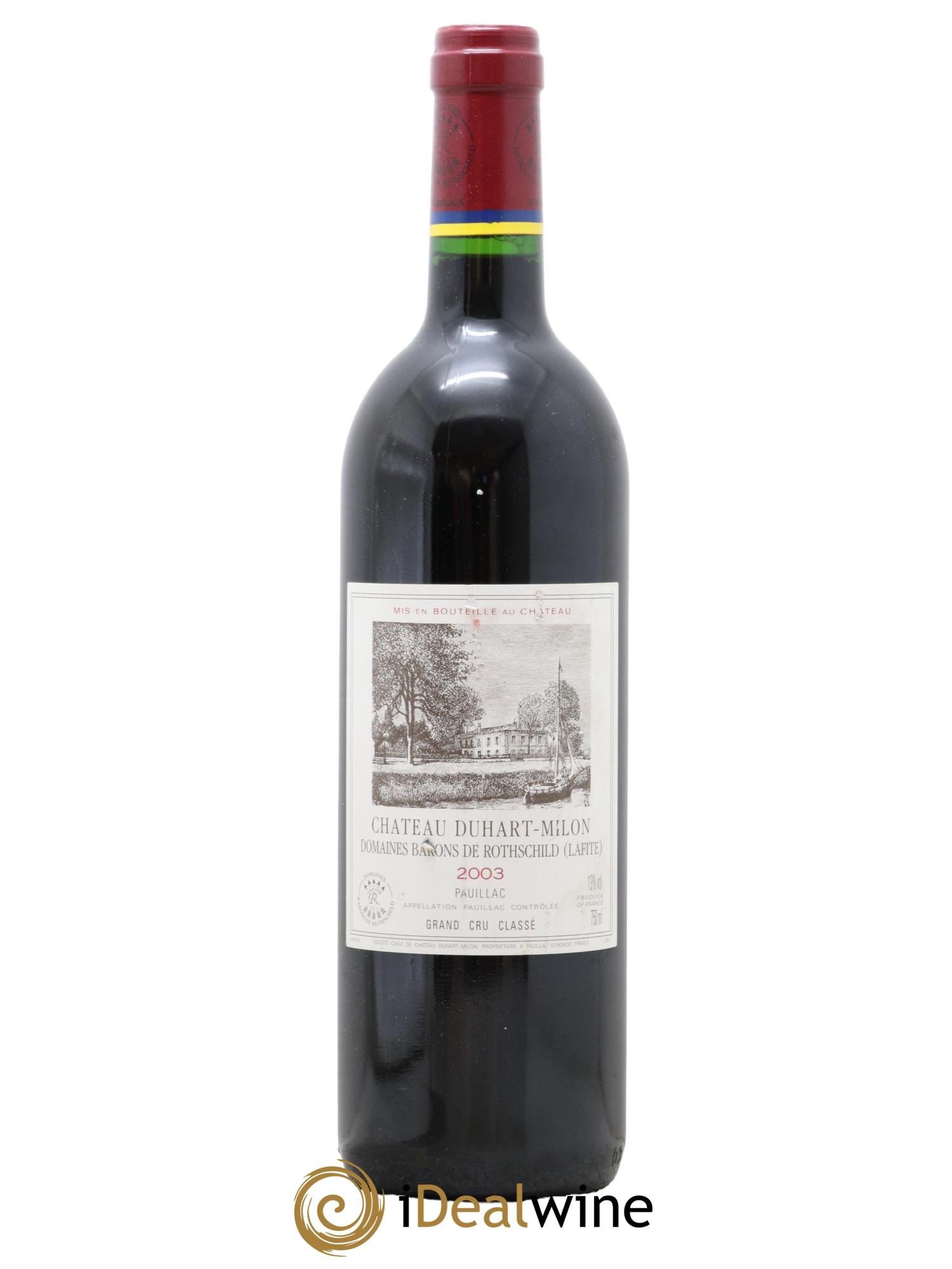 Château Duhart-Milon 4ème Grand Cru Classé 2003 - Lot de 1 bouteille - 0