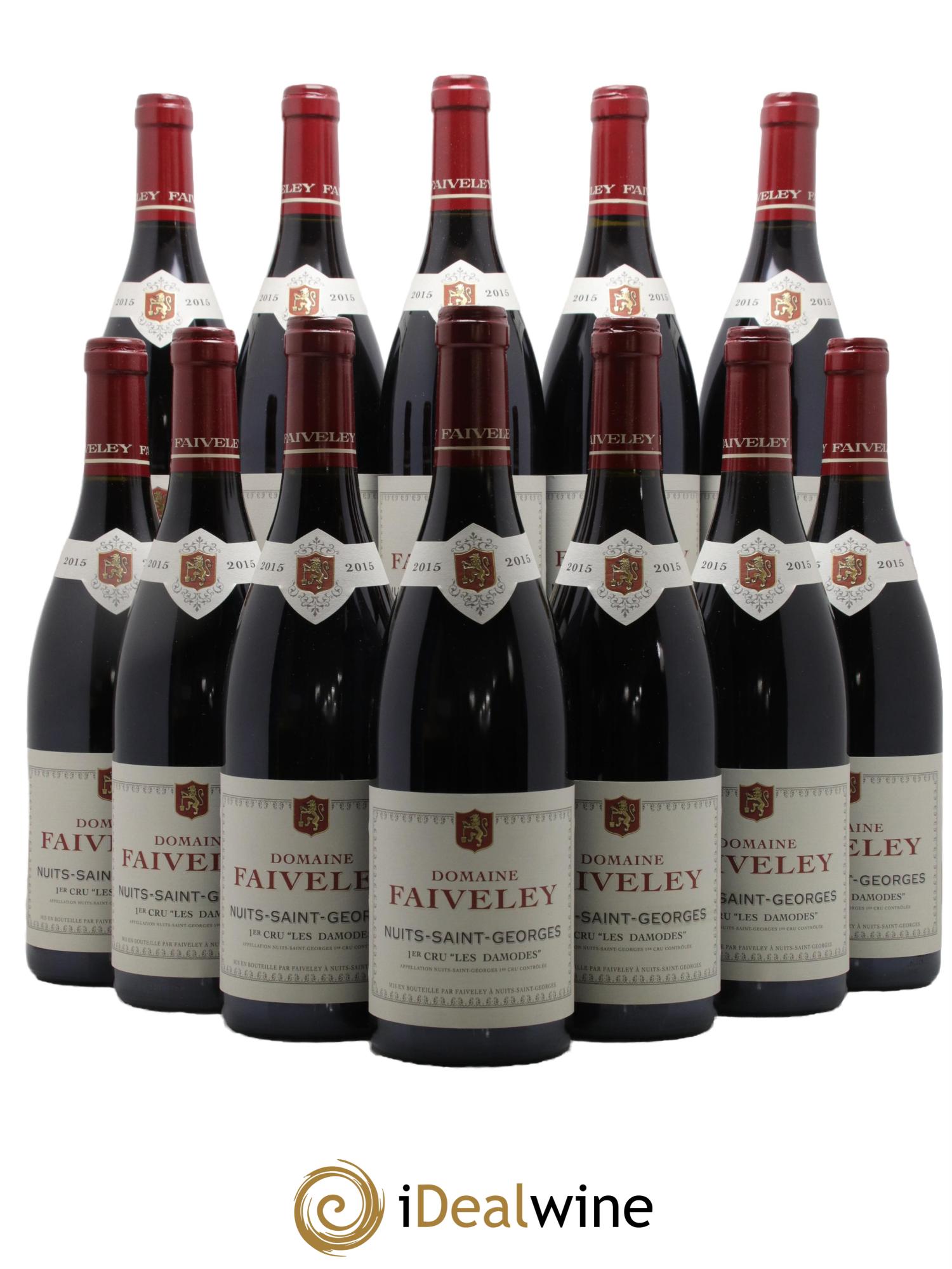 Nuits Saint-Georges 1er Cru Les Damodes Faiveley 2015 - Lot de 12 bouteilles - 0