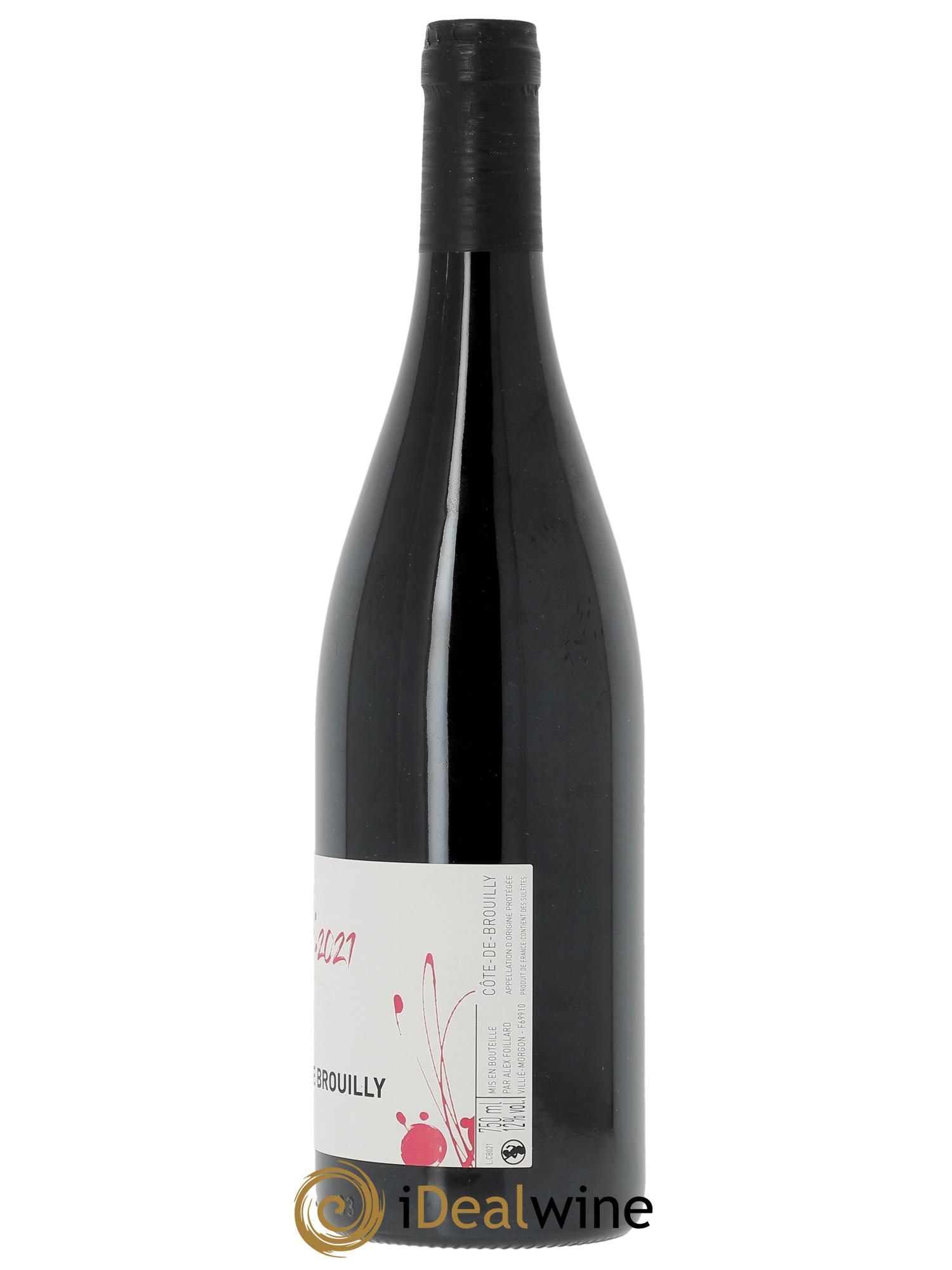 Côte de Brouilly Alex Foillard  2021 - Posten von 1 Flasche - 1