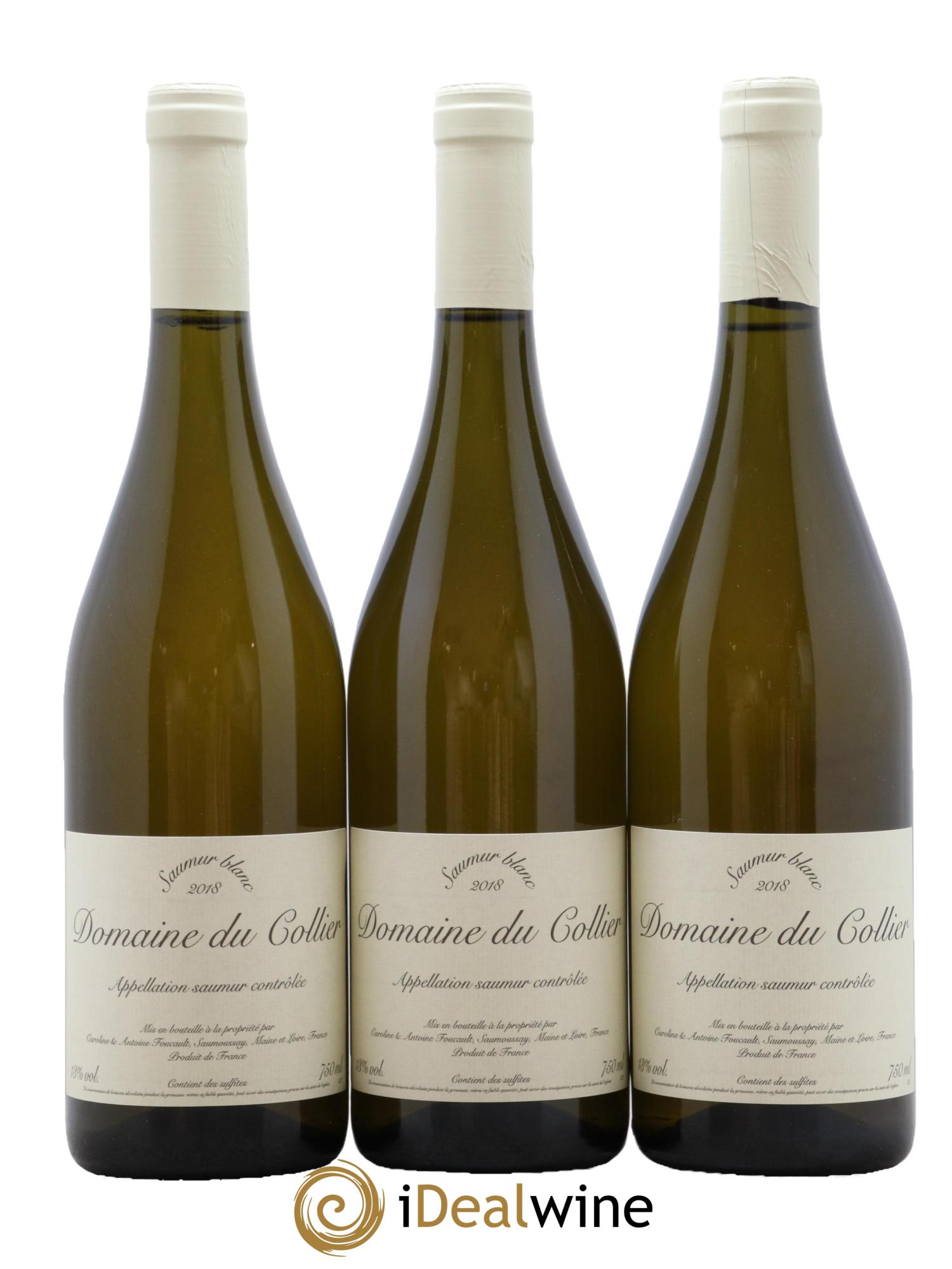 Saumur Domaine du Collier 2018 - Lot de 3 bouteilles - 0