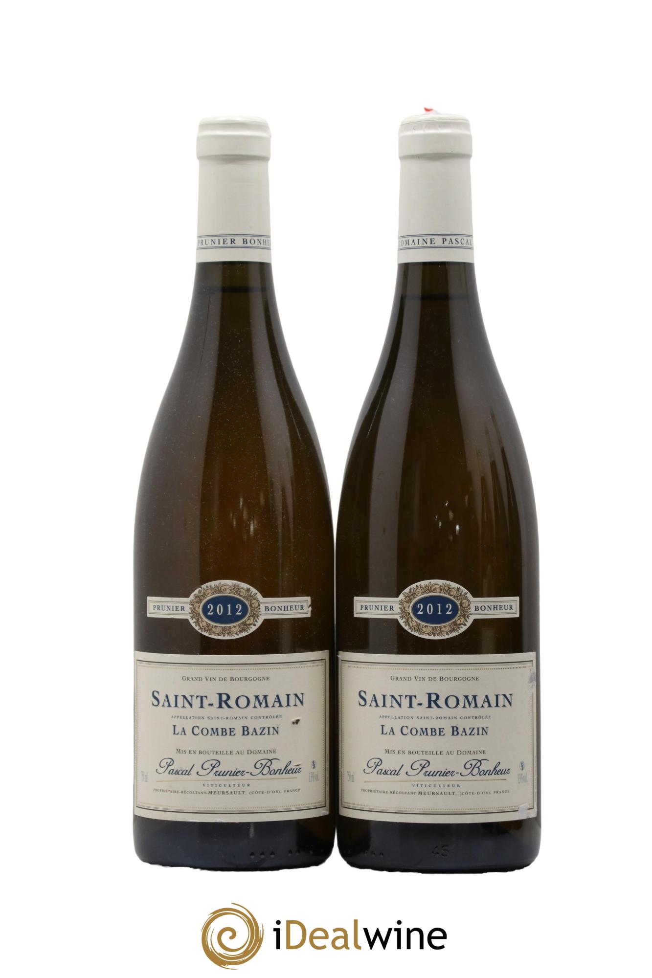 Saint-Romain La Combe Bazin Domaine Prunier-Bonheur 2012 - Lot de 2 bouteilles - 0