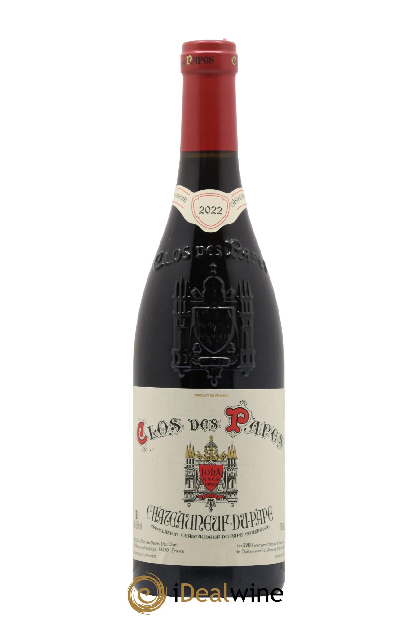 Châteauneuf-du-Pape Clos des Papes - Paul Avril 2022 - Lotto di 1 bottiglia - 0