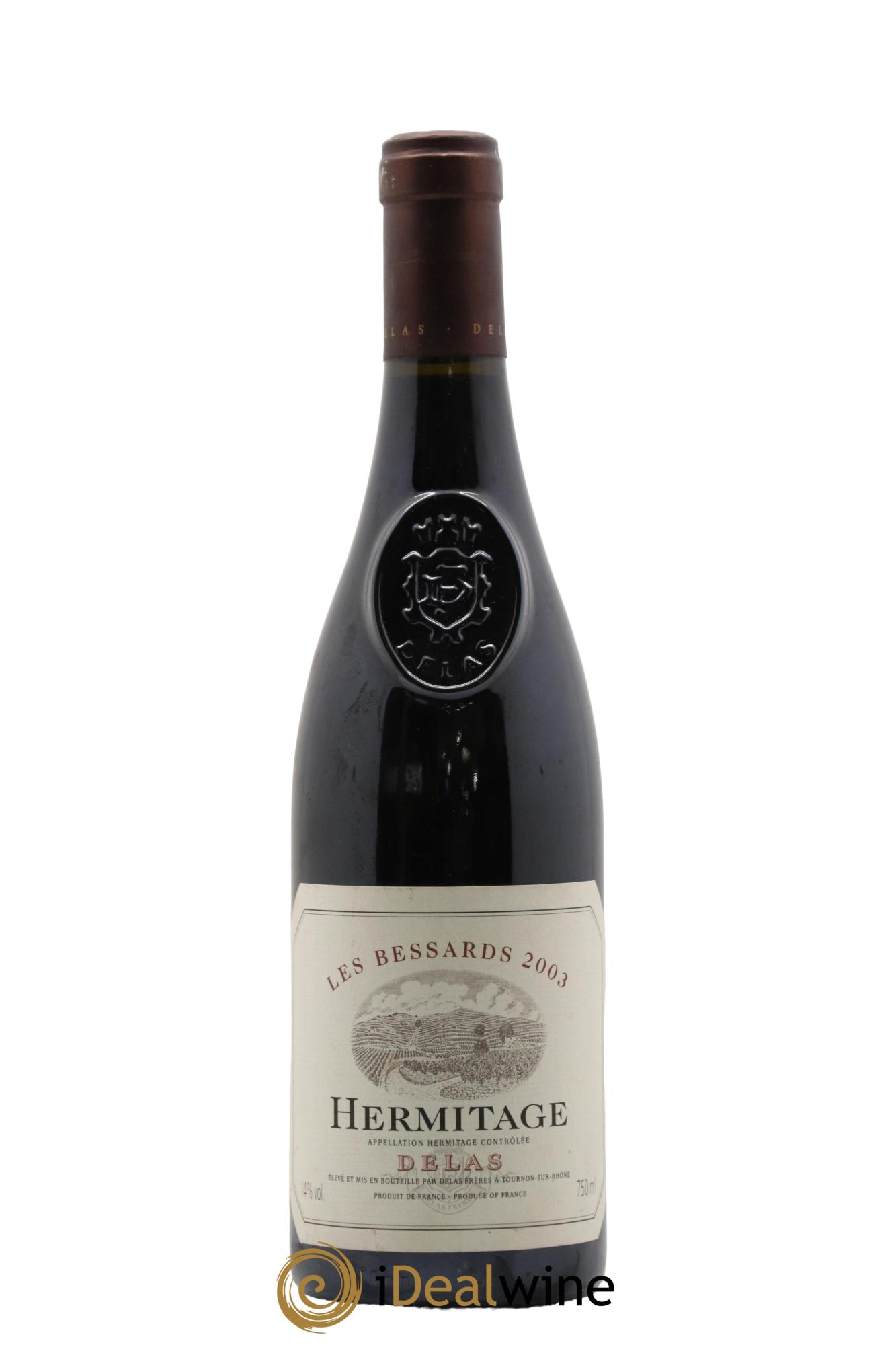 Hermitage Les Bessards Delas Frères 2003 - Lot de 1 bouteille - 0