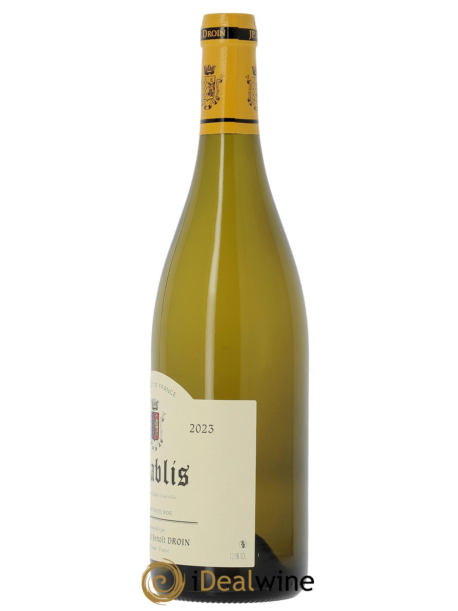 Chablis Jean-Paul & Benoît Droin (Domaine)  2023 - Lot of 1 bottle - 2