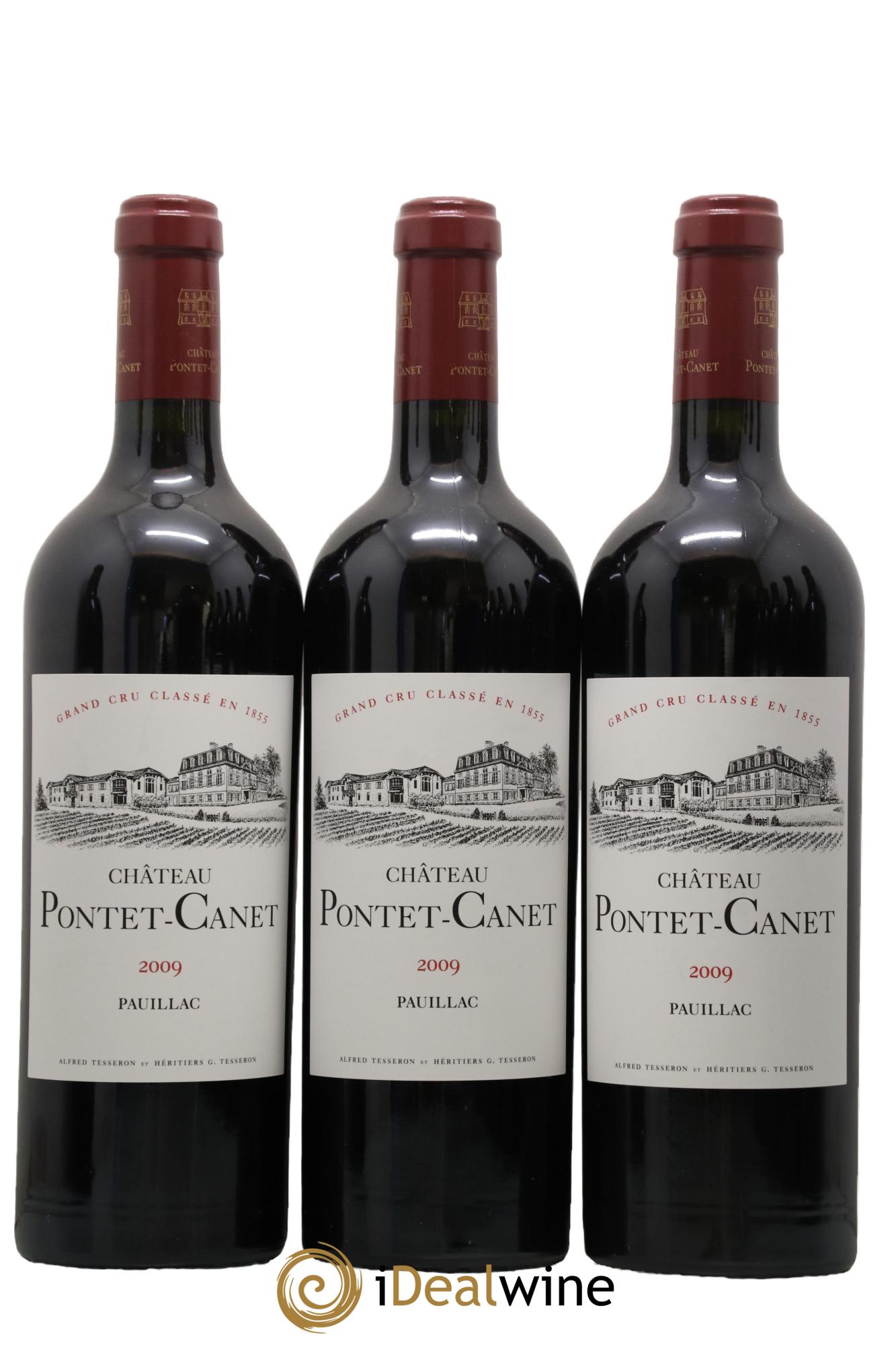 Château Pontet Canet 5ème Grand Cru Classé 2009 - Lotto di 12 bottiglie - 3