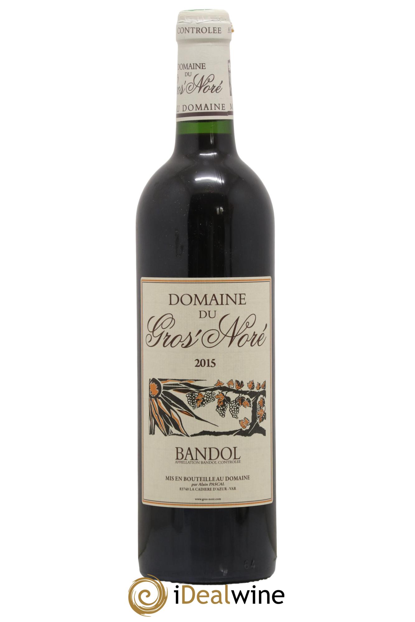 Bandol Gros Noré (Domaine du) Alain Pascal 2015 - Lot de 1 bouteille - 0