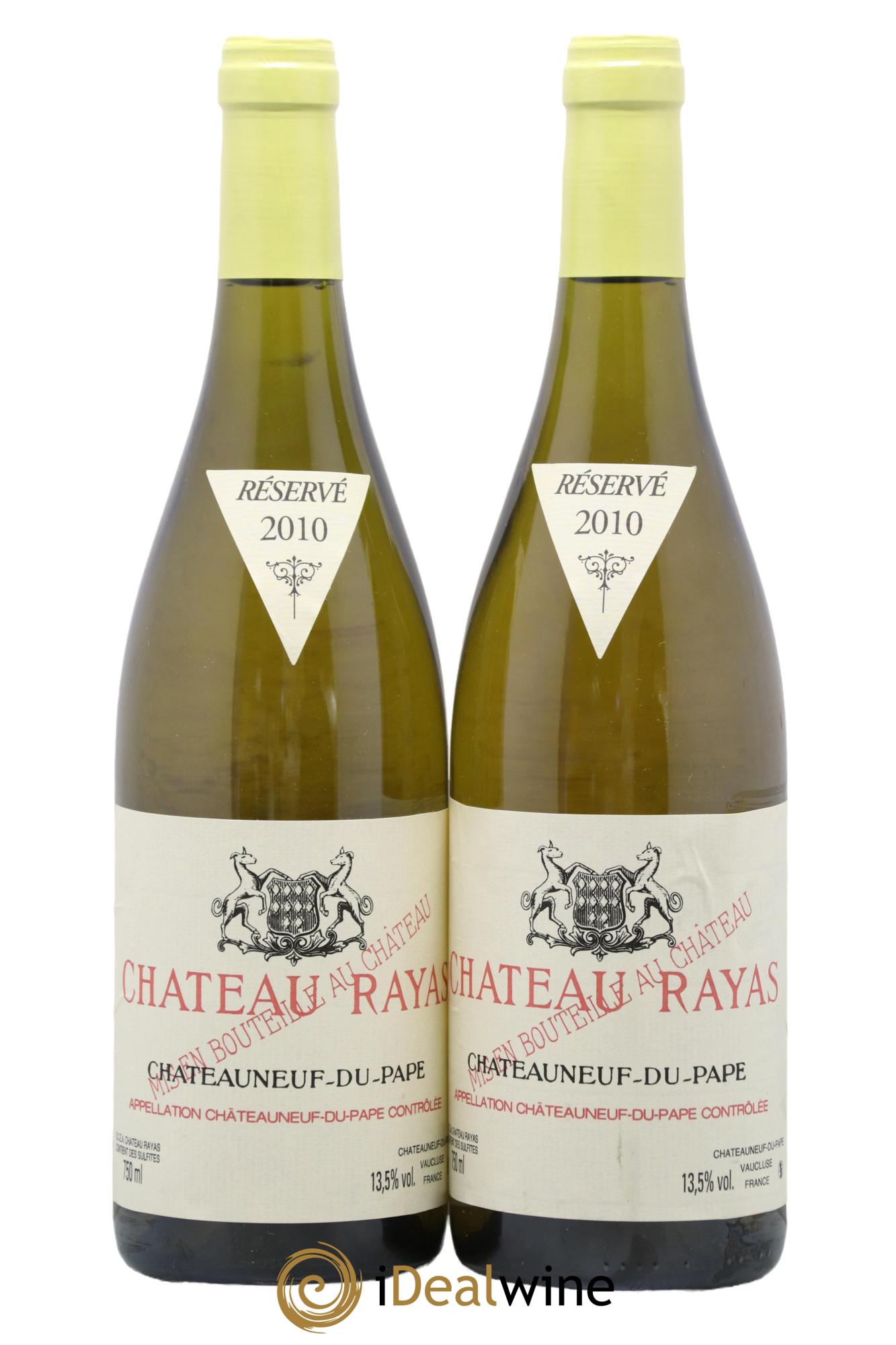 Châteauneuf-du-Pape Château Rayas Emmanuel Reynaud 2010 - Lotto di 2 bottiglie - 0