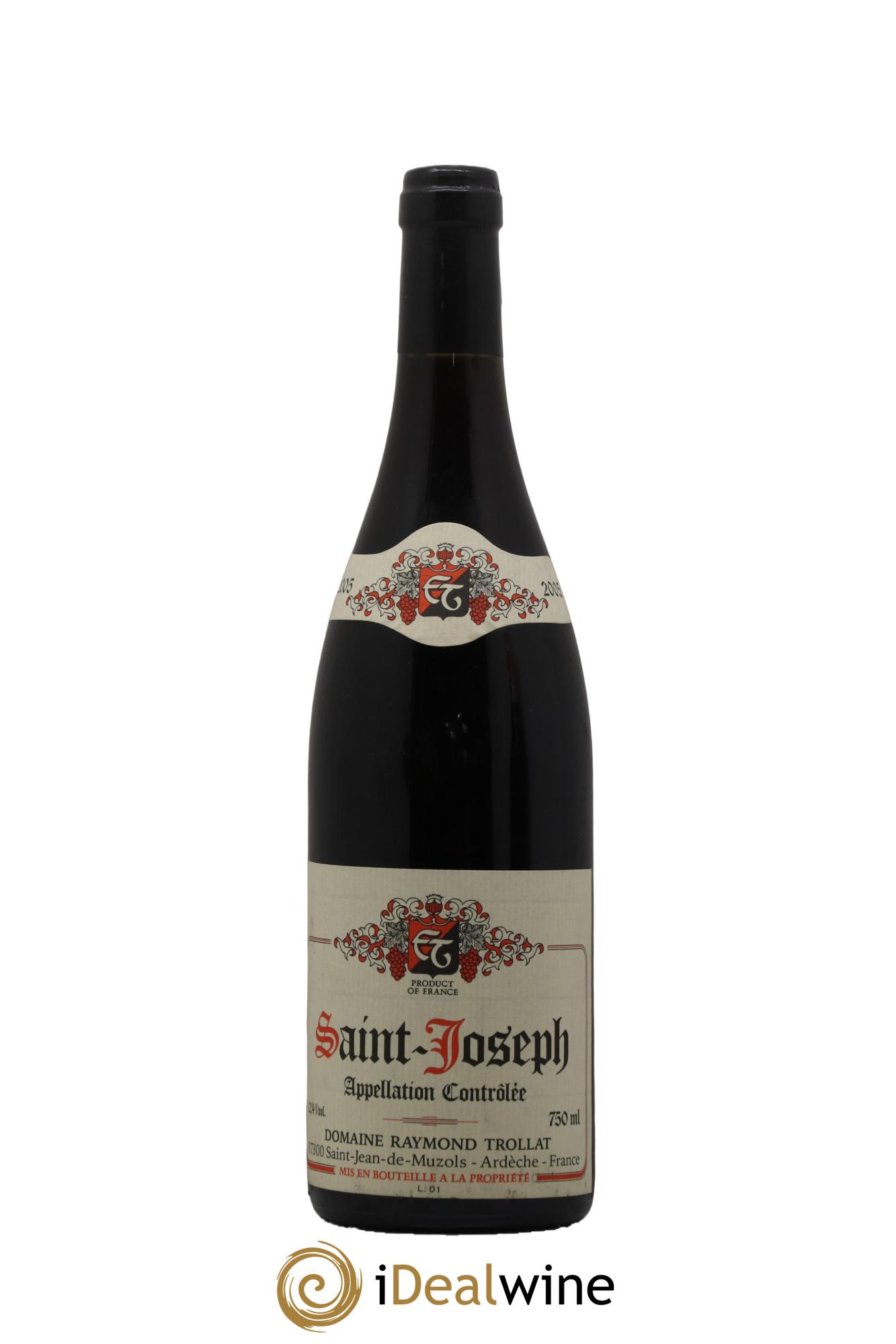 Saint-Joseph Raymond Trollat  2005 - Lot of 1 bottle - 0