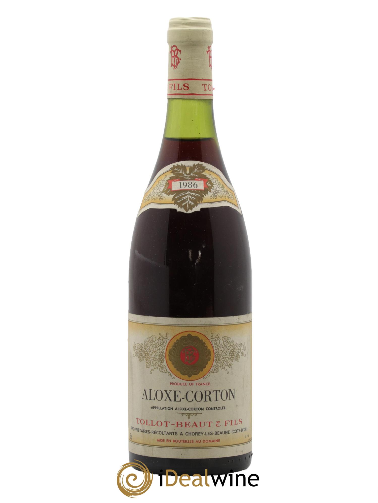 Aloxe-Corton Tollot Beaut (Domaine) 1986 - Lot of 1 bottle - 0