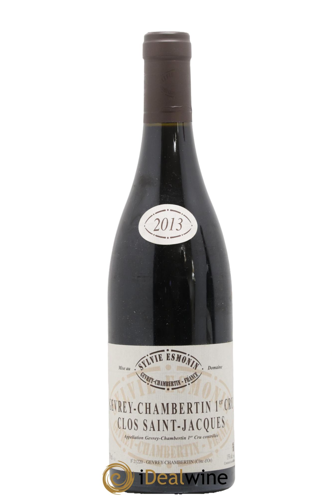 Gevrey-Chambertin 1er Cru Clos Saint Jacques Sylvie Esmonin 2013 - Lot of 1 bottle - 0