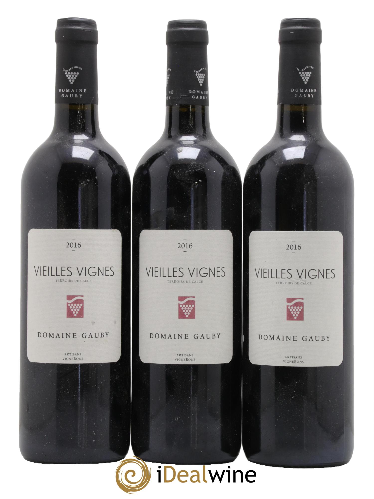 Côtes du Roussillon Villages Vieilles vignes Gauby (Domaine) 2016 - Posten von 3 Flaschen - 0