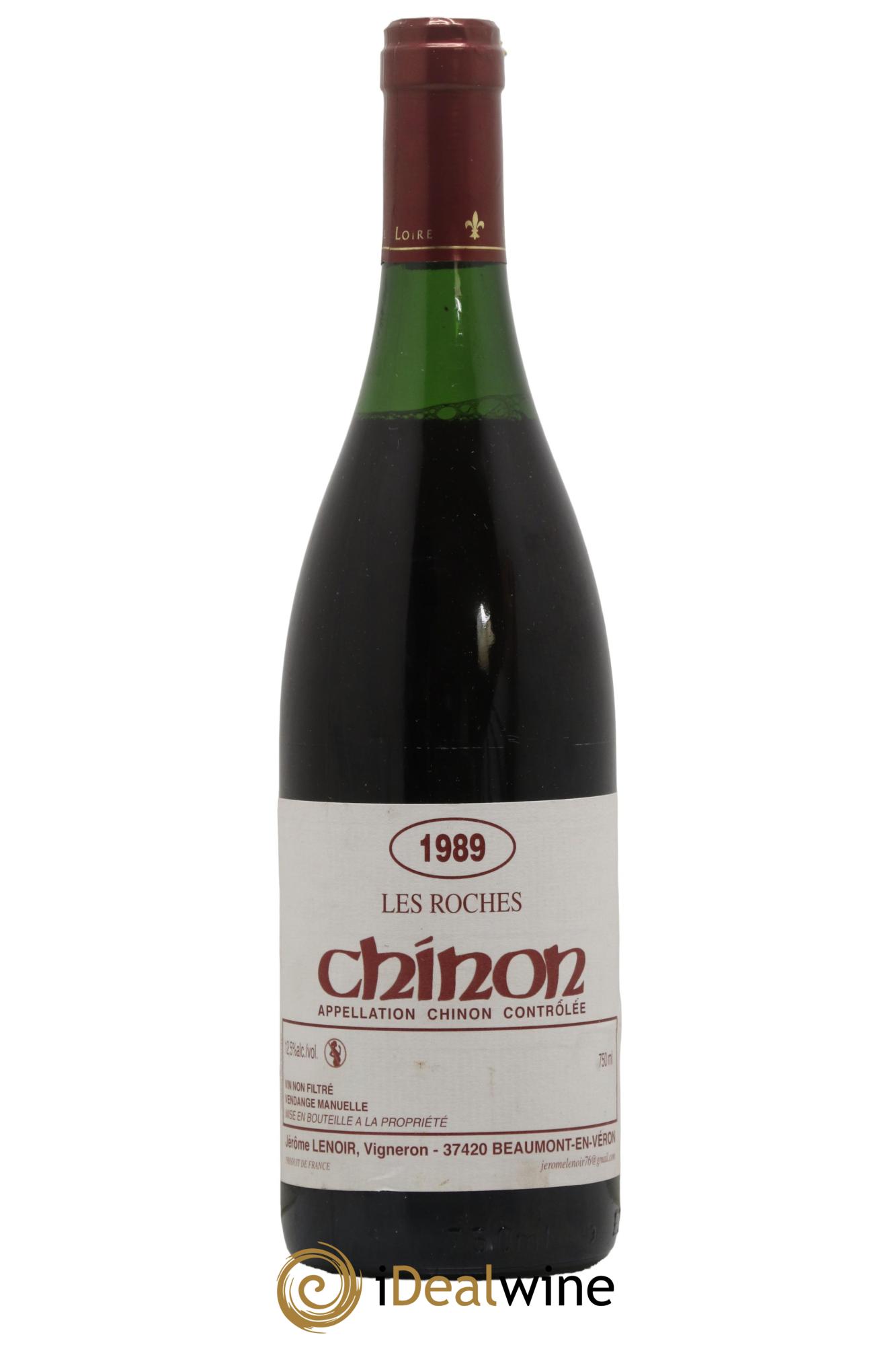 Chinon Les Roches Lenoir (Domaine) 1989 - Posten von 1 Flasche - 0