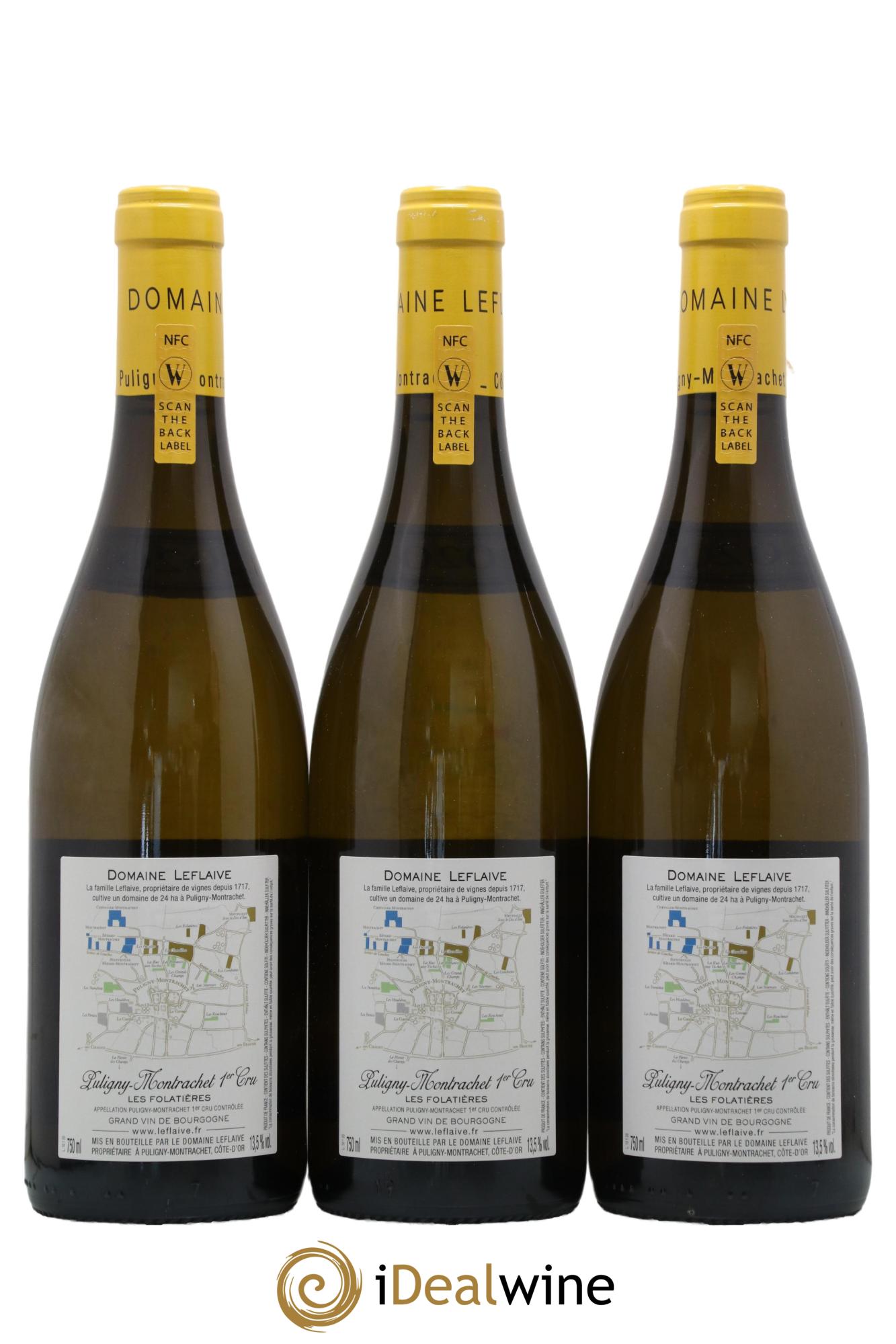 Puligny-Montrachet 1er Cru Les Folatières Leflaive (Domaine) 2020 - Posten von 3 Flaschen - 1