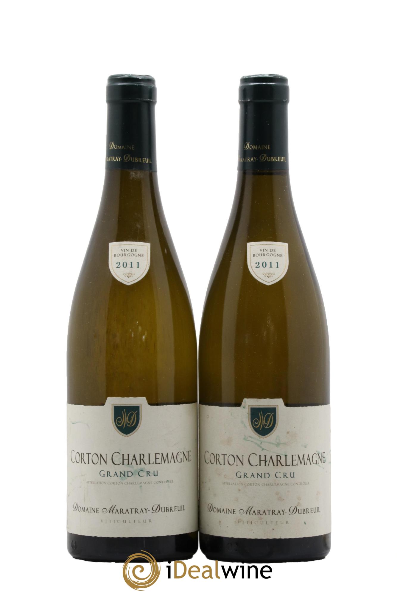 Corton-Charlemagne Grand Cru Maratray-Dubreuil 2011 - Lot de 2 bouteilles - 0