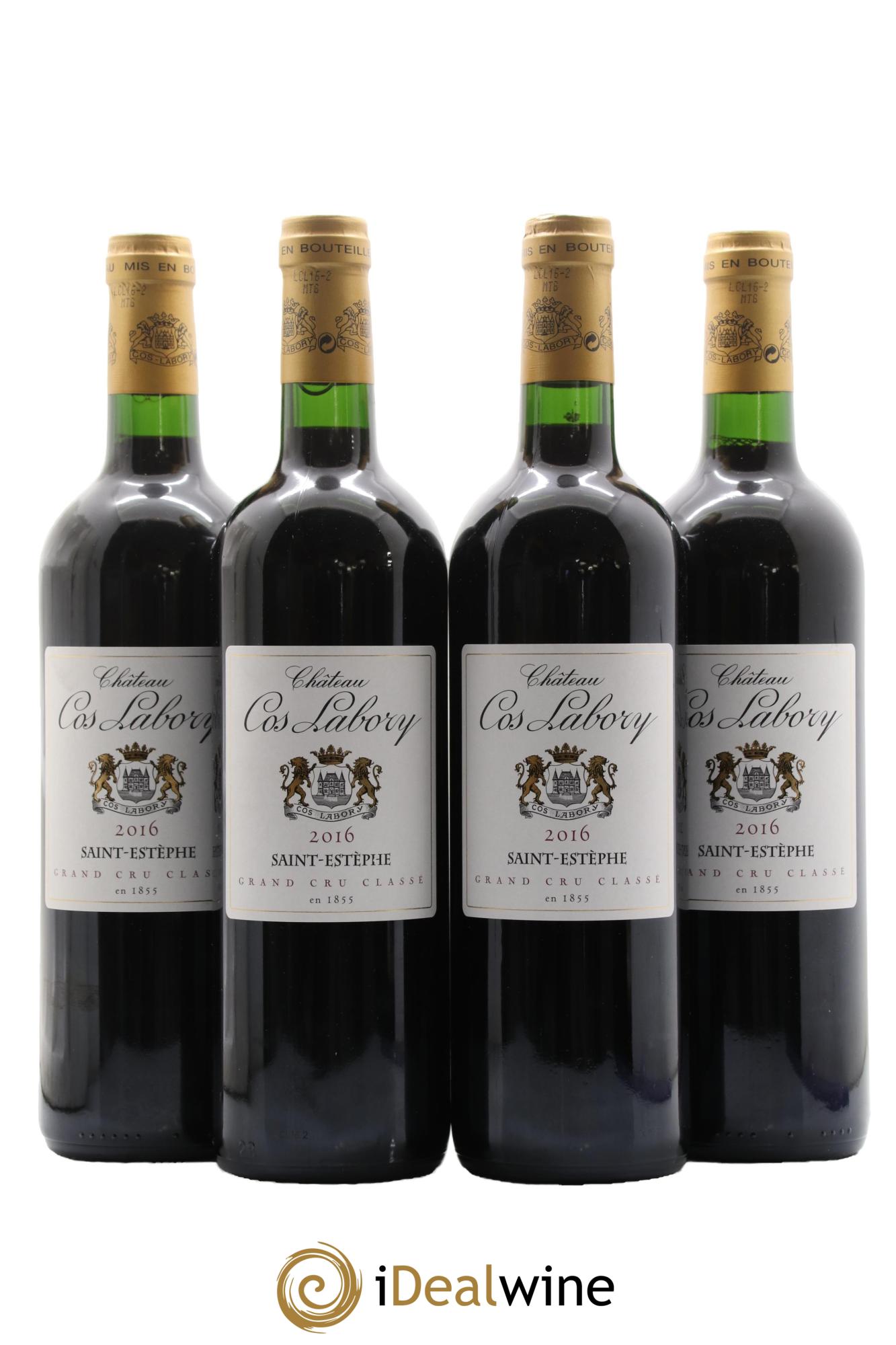 Château Cos Labory 5ème Grand Cru Classé  2016 - Lot of 4 bottles - 0