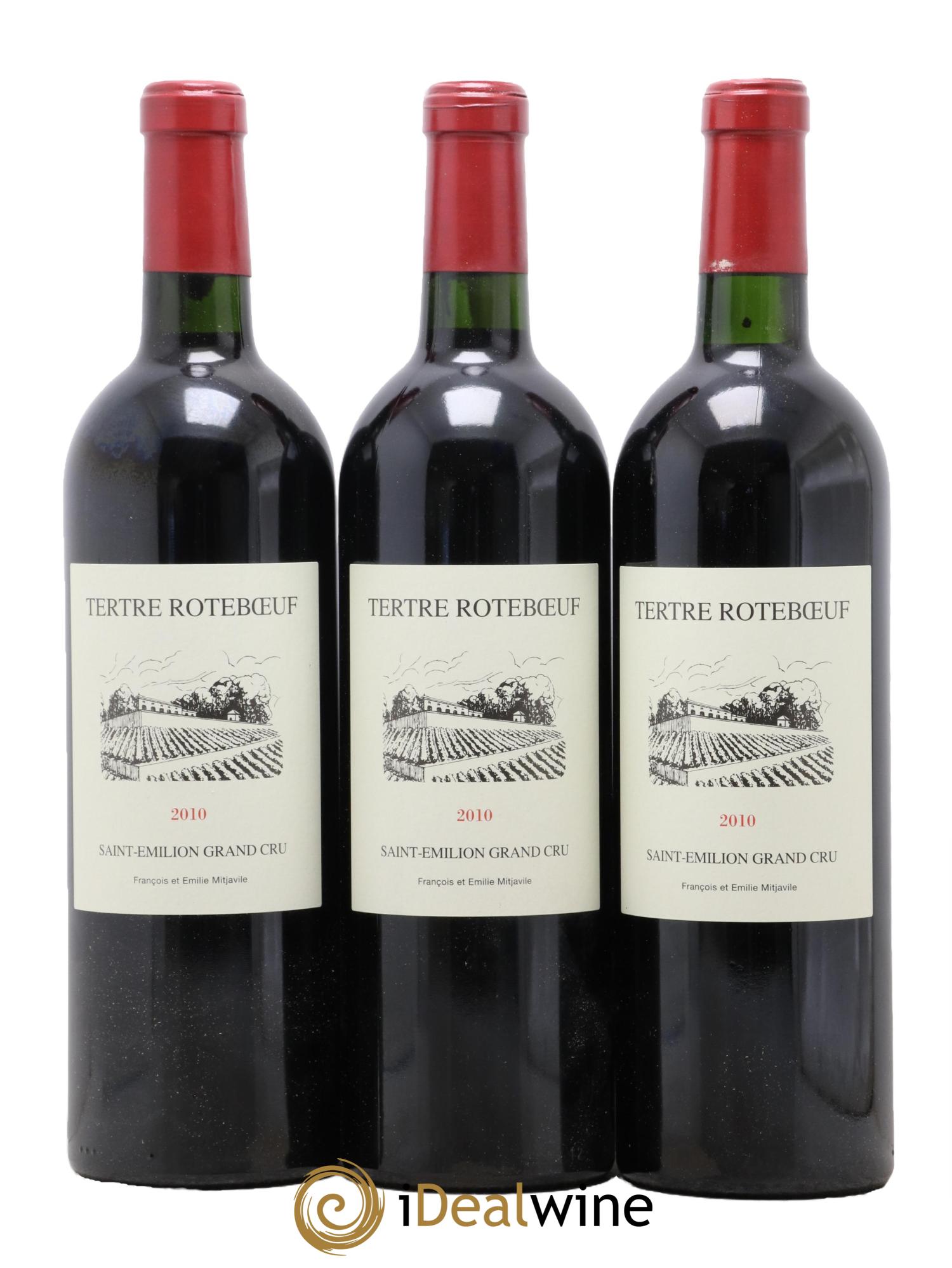 Château Tertre Roteboeuf 2010 - Lot de 3 bouteilles - 0