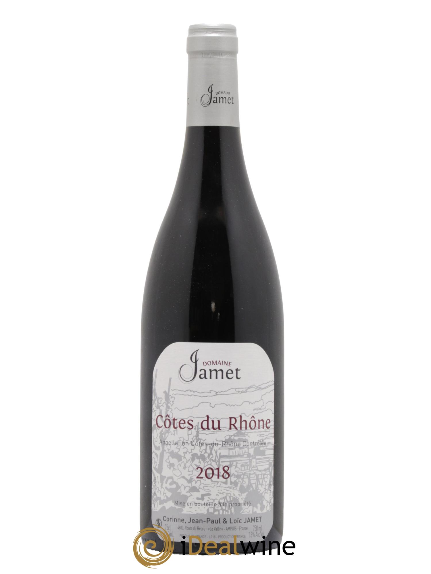 Côtes du Rhône Jamet (Domaine) 2018 - Lot of 1 bottle - 0