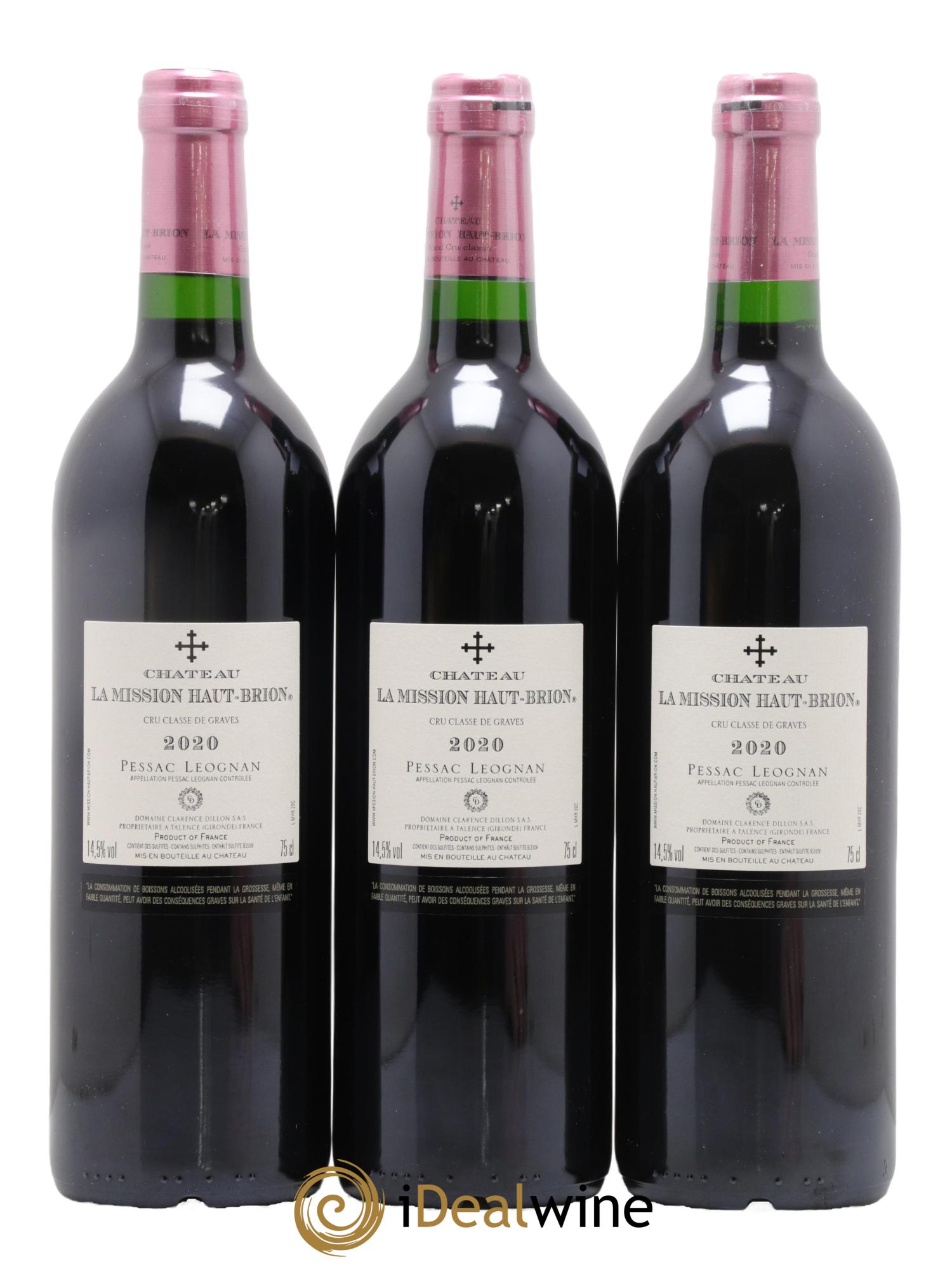 Château la Mission Haut-Brion Cru Classé de Graves 2020 - Lot of 6 bottles - 2