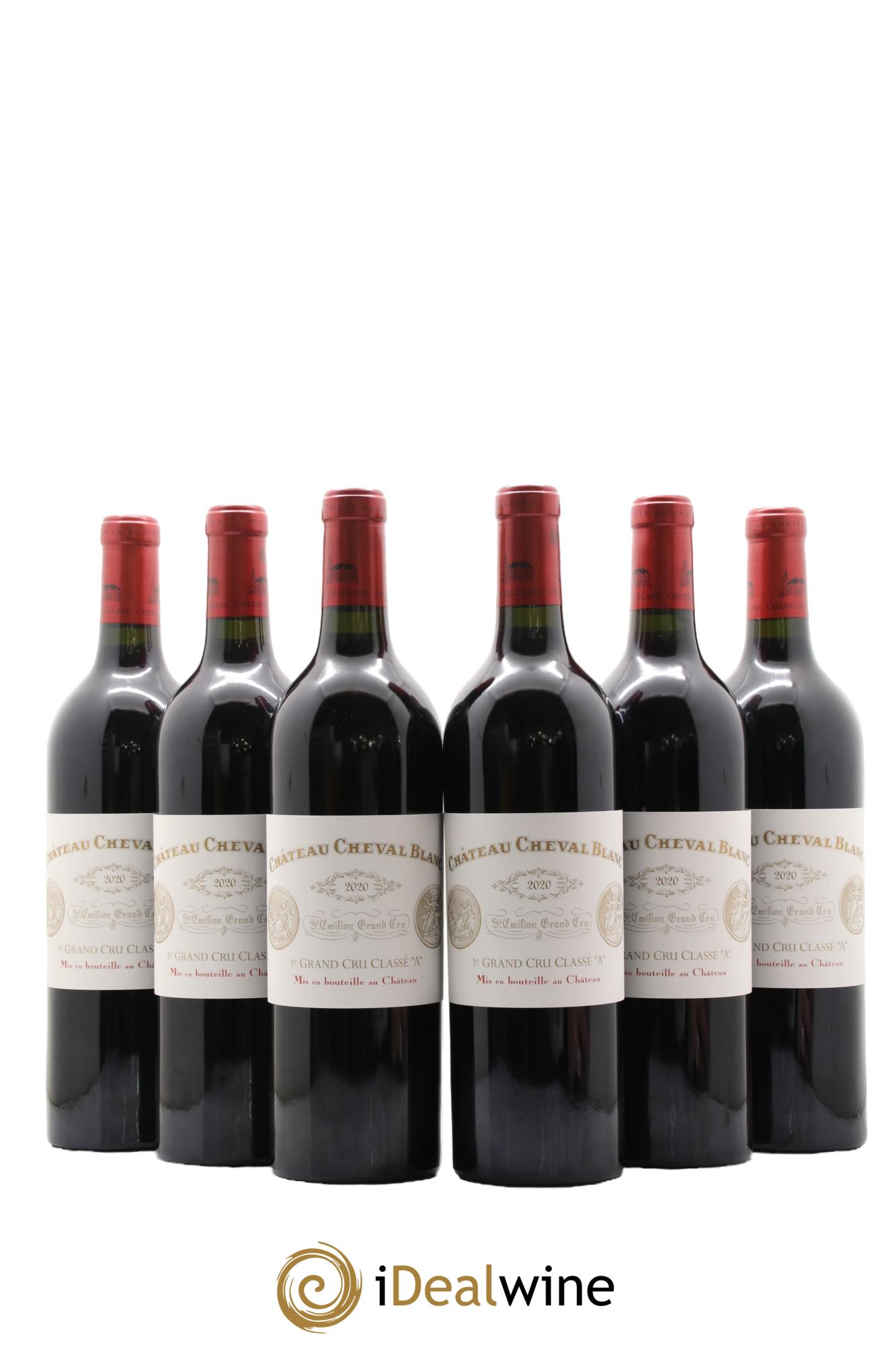 Château Cheval Blanc 1er Grand Cru Classé A 2020 - Lot of 6 bottles - 0