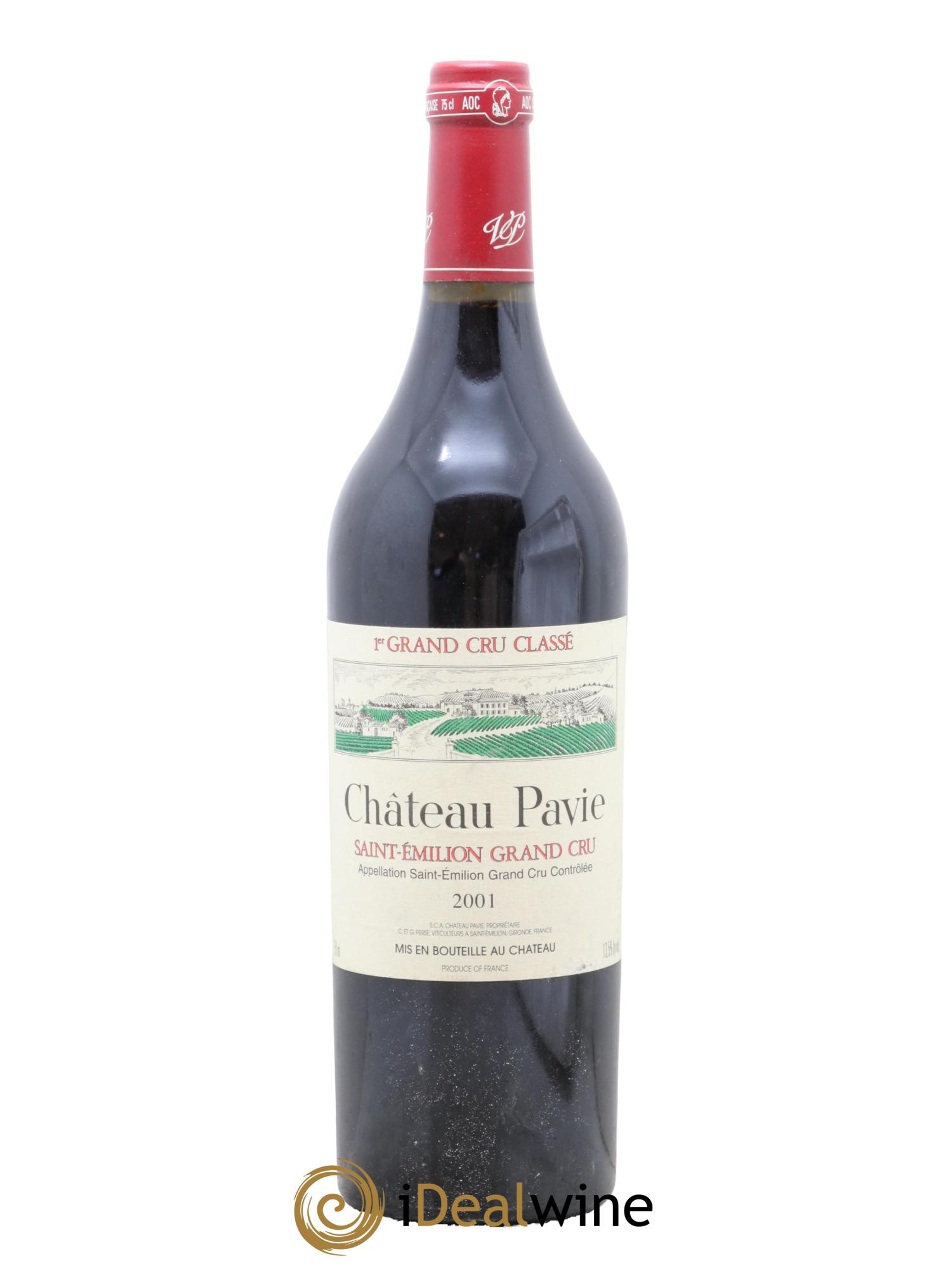 Château Pavie 1er Grand Cru Classé A  2001 - Lot de 1 bouteille - 0