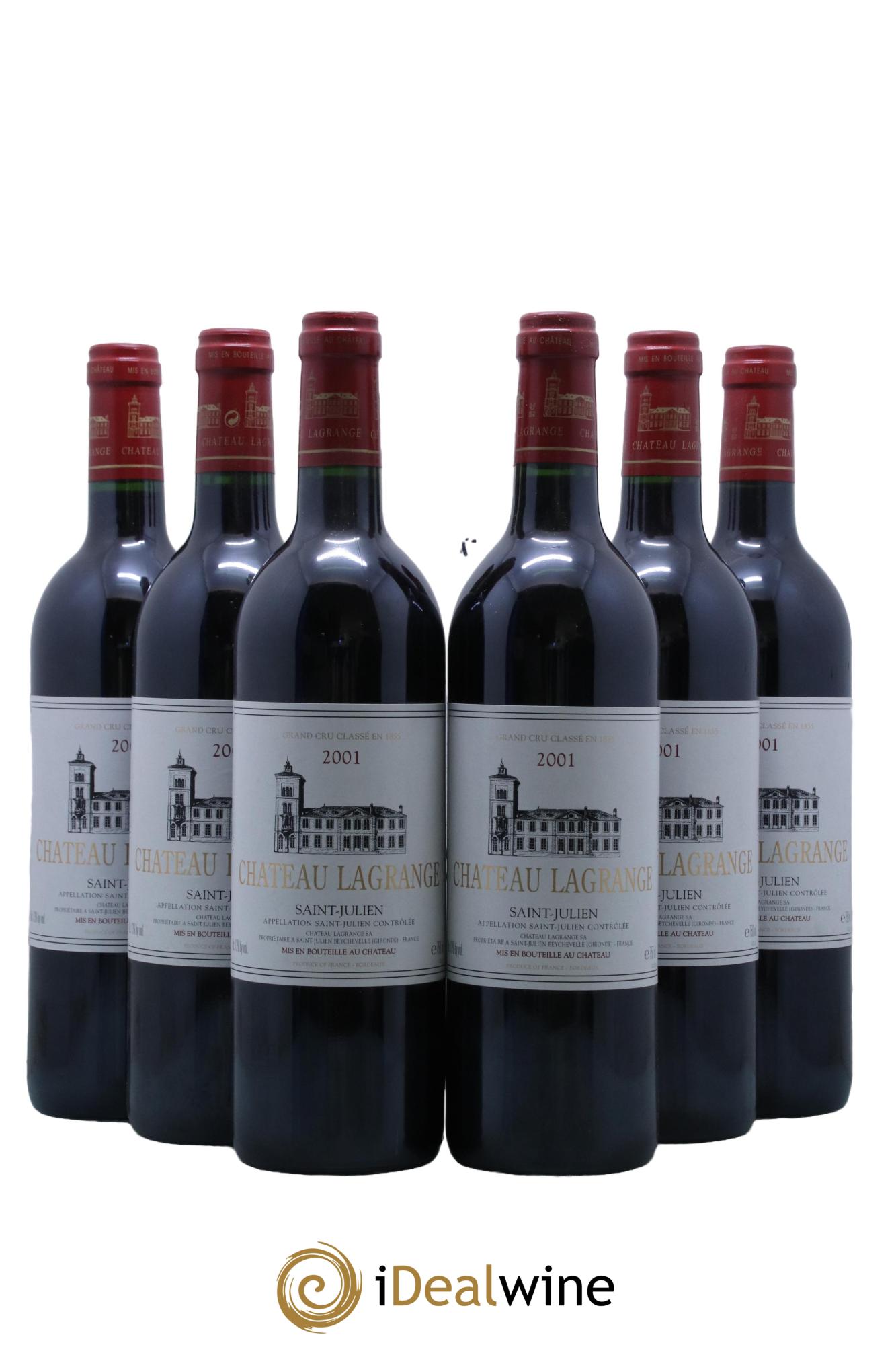 Château Lagrange 3ème Grand Cru Classé  2001 - Lot de 6 bouteilles - 0