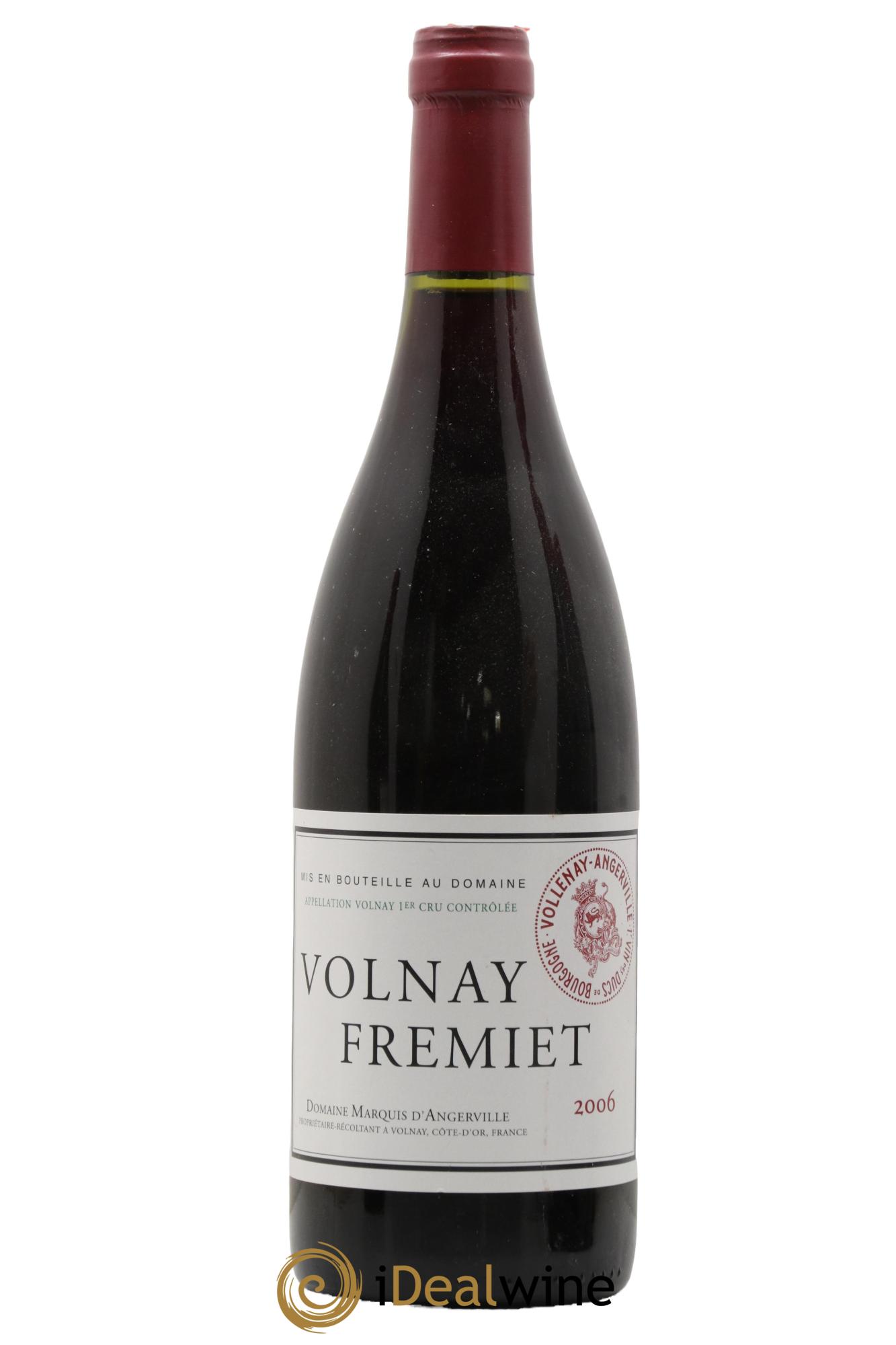 Volnay 1er Cru Frémiet Marquis d'Angerville (Domaine) 2006 - Lot of 1 bottle - 0