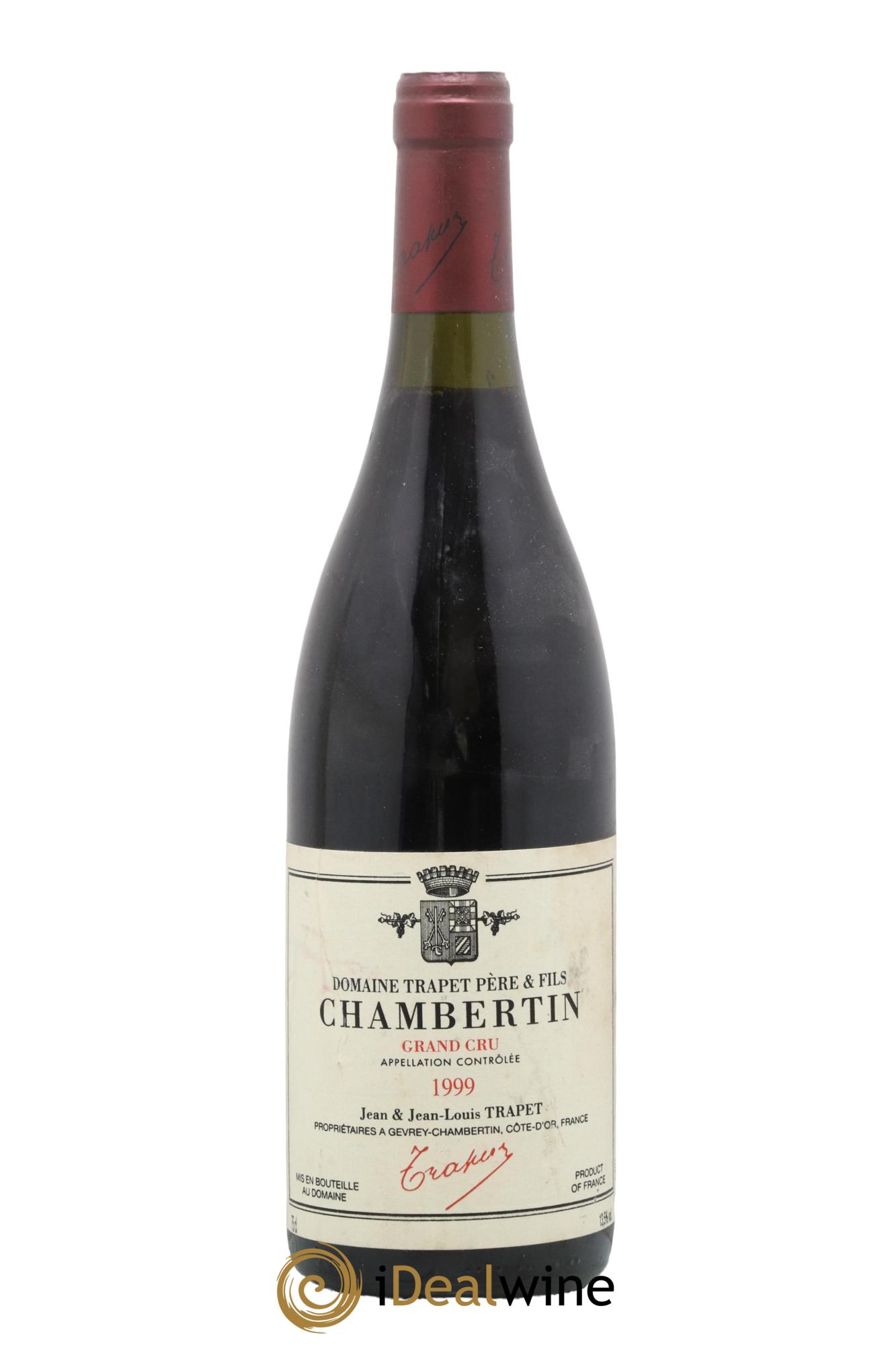 Chambertin Grand Cru Domaine Trapet 1999 - Posten von 1 Flasche - 0