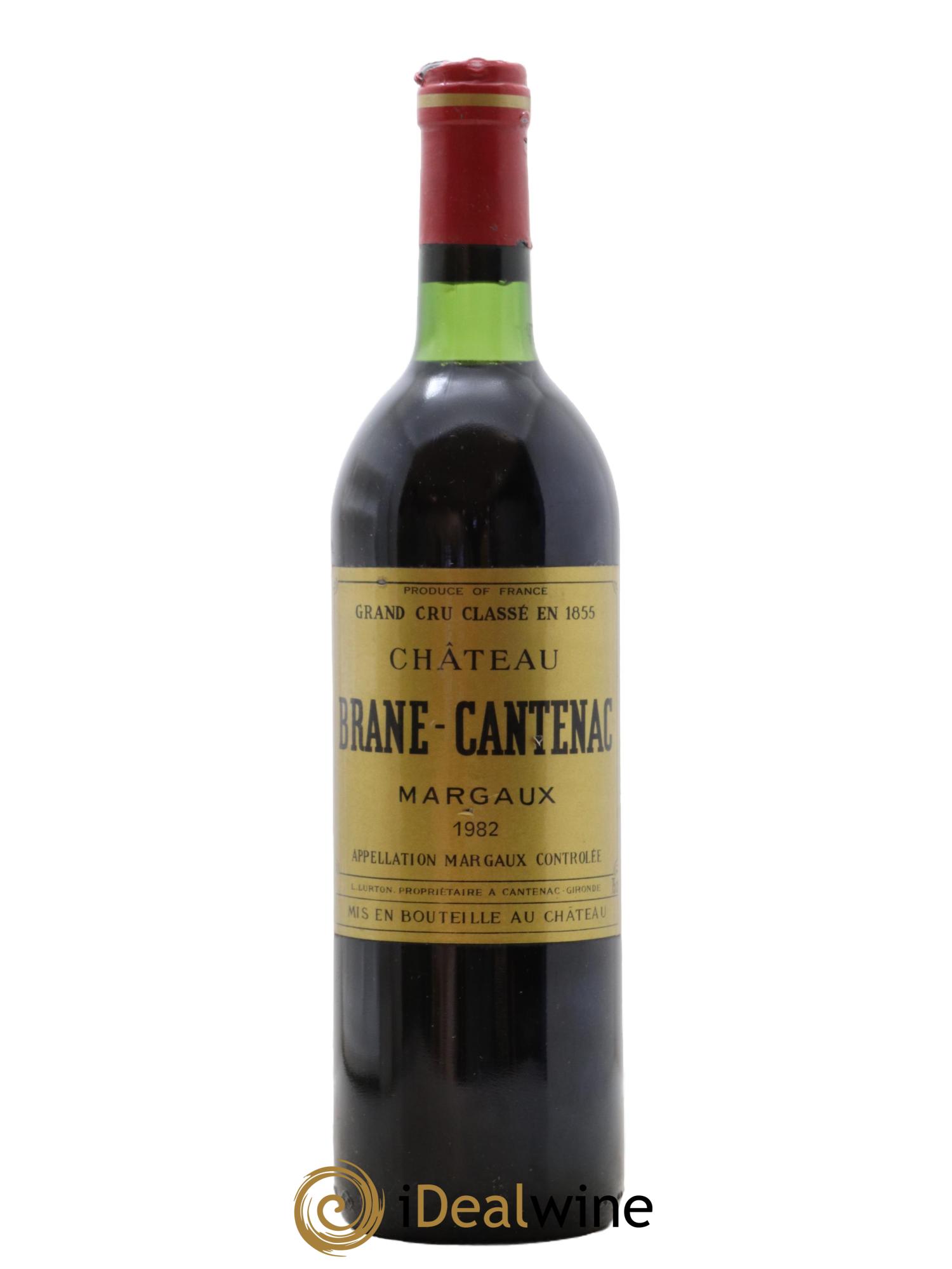 Château Brane Cantenac 2ème Grand Cru Classé 1982 - Lot de 1 bouteille - 0