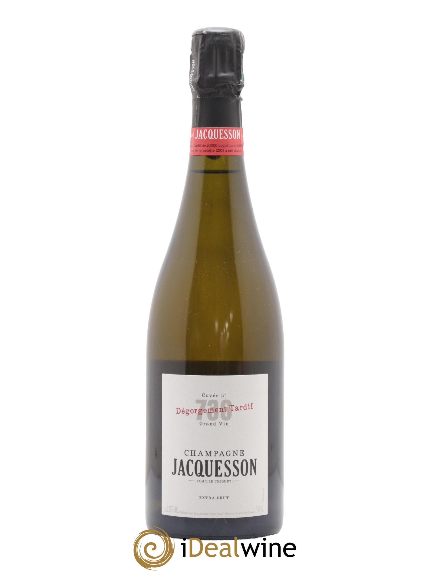 Champagne Jacquesson Cuvée 736 Dégorgement Tardif Extra Brut (Blanc effervescent)
