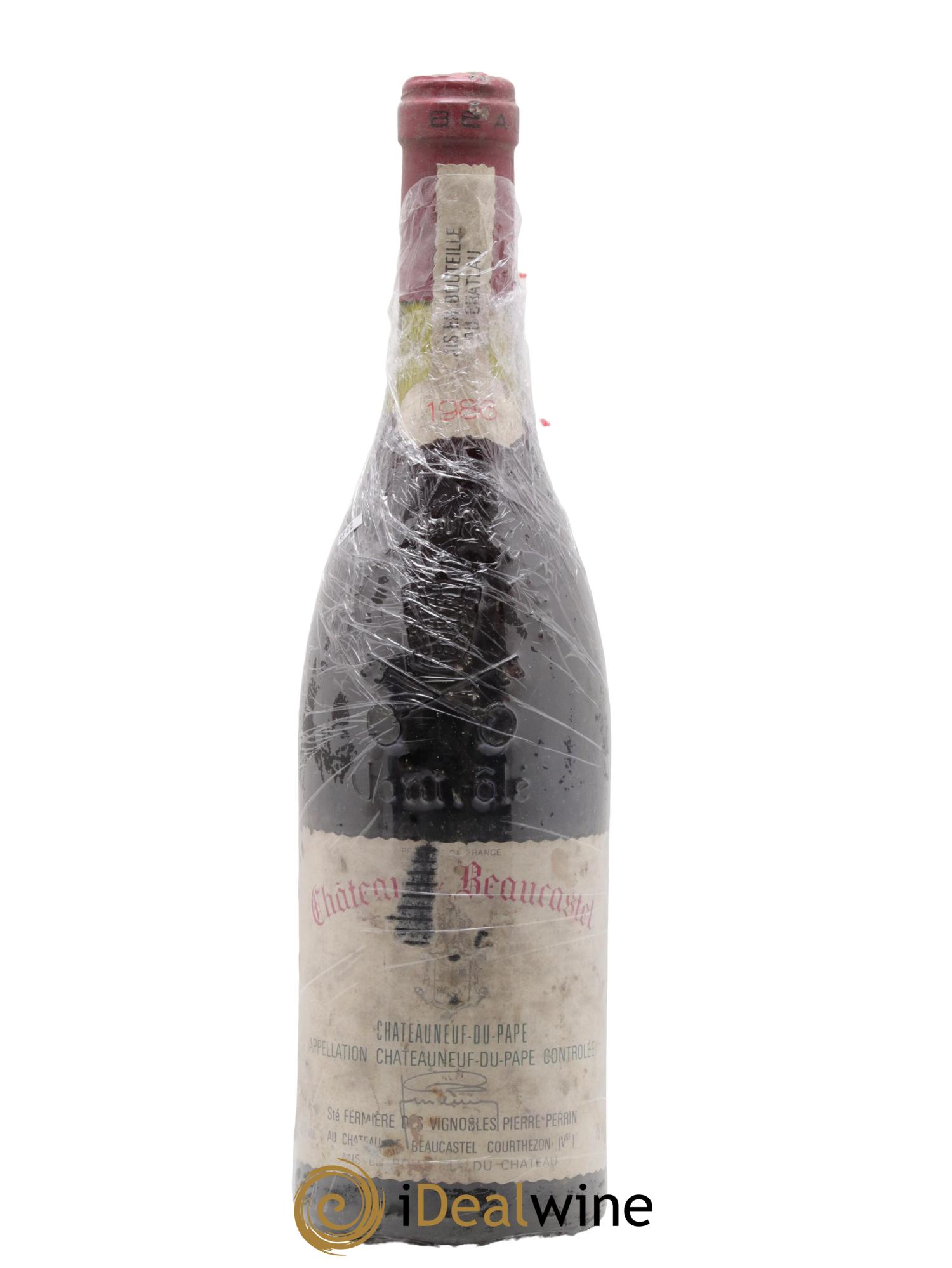 Châteauneuf-du-Pape Château de Beaucastel Famille Perrin 1986 - Lotto di 1 bottiglia - 0