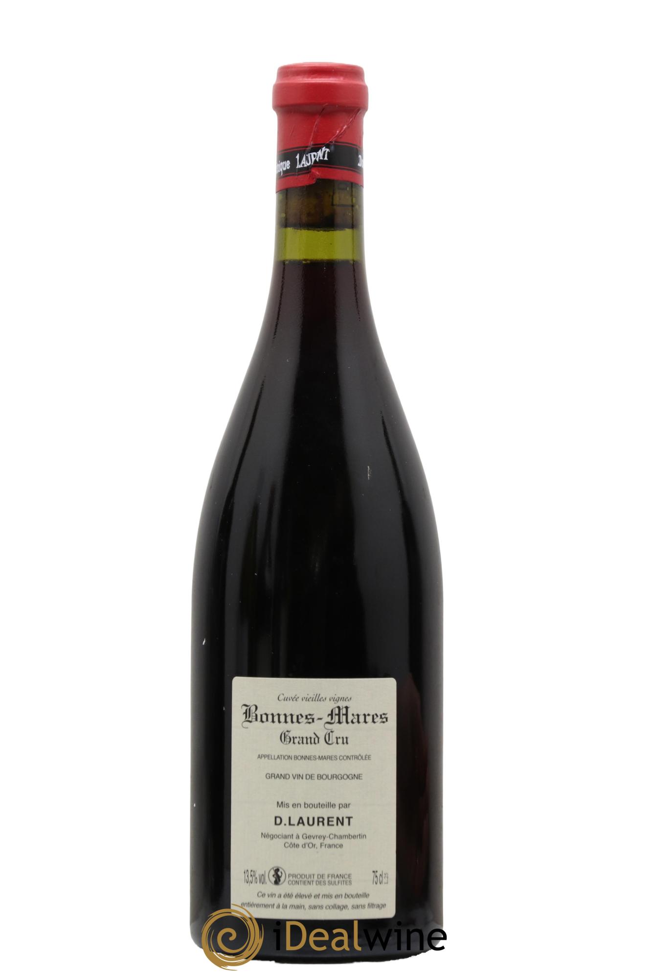 Bonnes-Mares Grand Cru Grande Cuvée Vieilles Vignes Dominique Laurent 2010 - Lot de 1 bouteille - 1