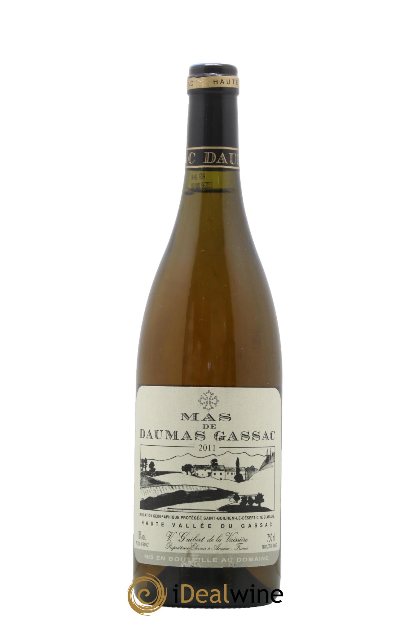 IGP St Guilhem-le-Désert - Cité d'Aniane Mas Daumas Gassac Famille Guibert de La Vaissière 2011 - Lot de 1 bouteille - 0