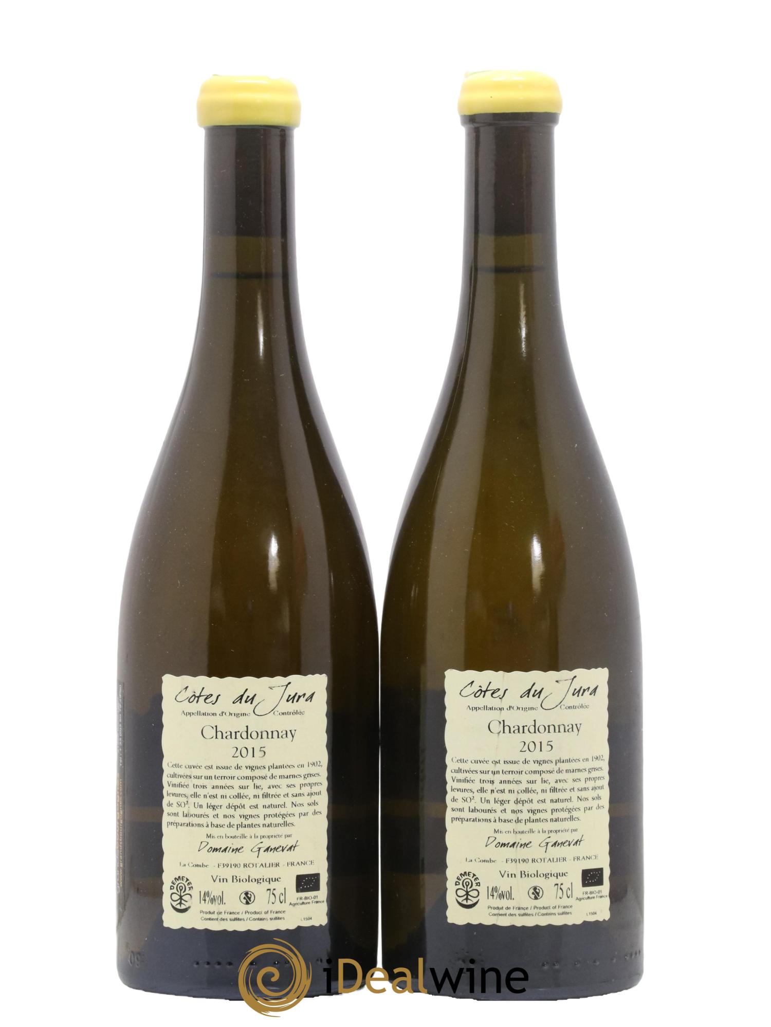 Côtes du Jura Les Chalasses Vieilles Vignes Jean-François Ganevat (Domaine) 2015 - Lot of 2 bottles - 1