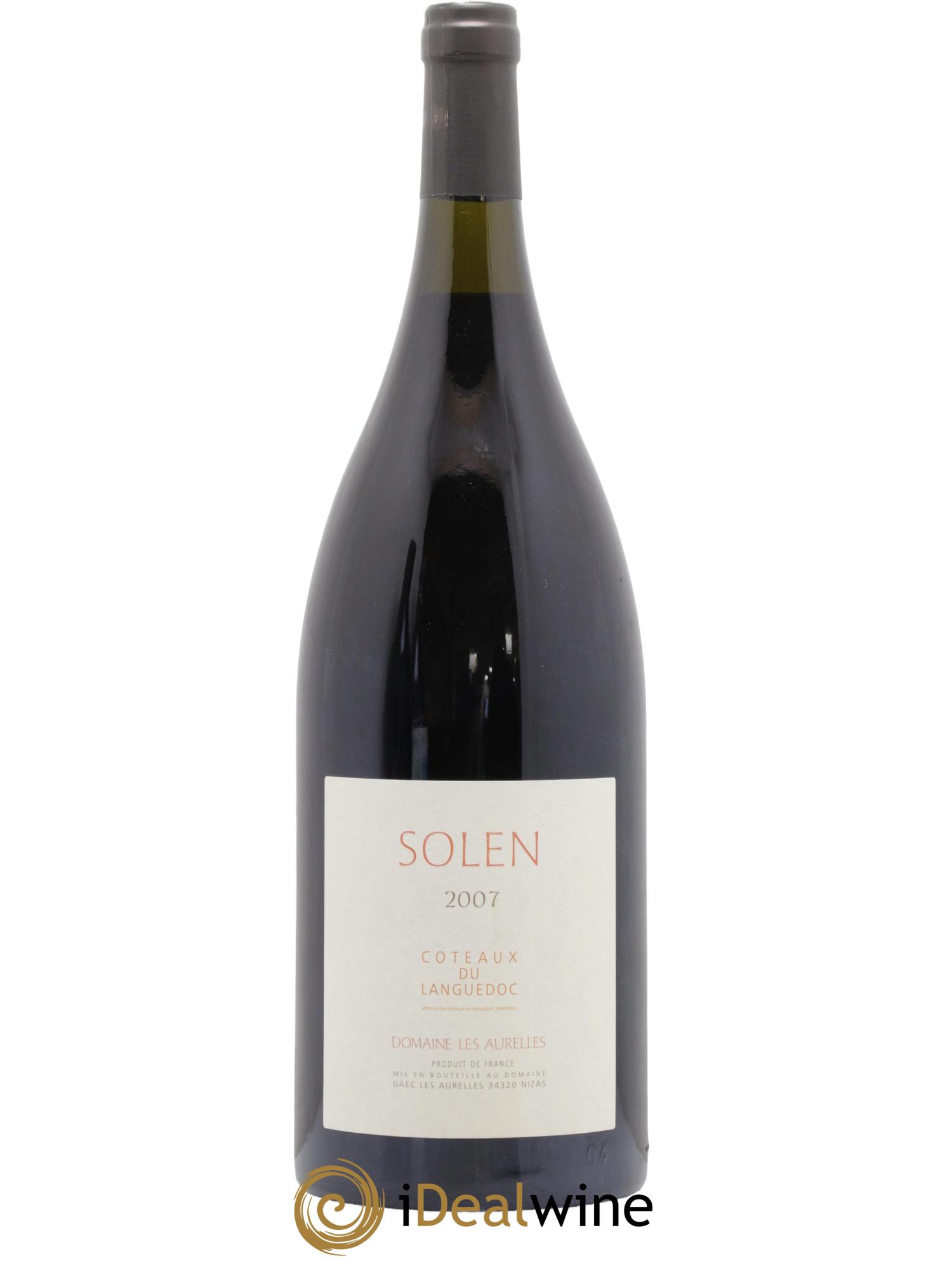 Coteaux du Languedoc Solen Domaine les Aurelles 2007 - Lot de 1 magnum - 0