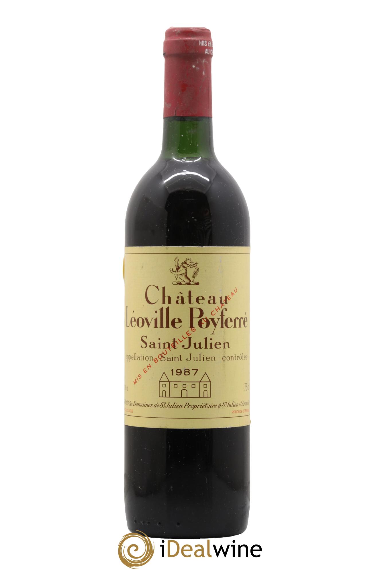 Château Léoville Poyferré 2ème Grand Cru Classé 1987 - Lot of 1 bottle - 0