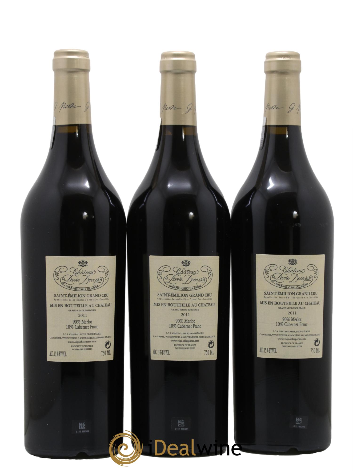 Château Pavie Decesse Grand Cru Classé 2011 - Lot of 6 bottles - 4