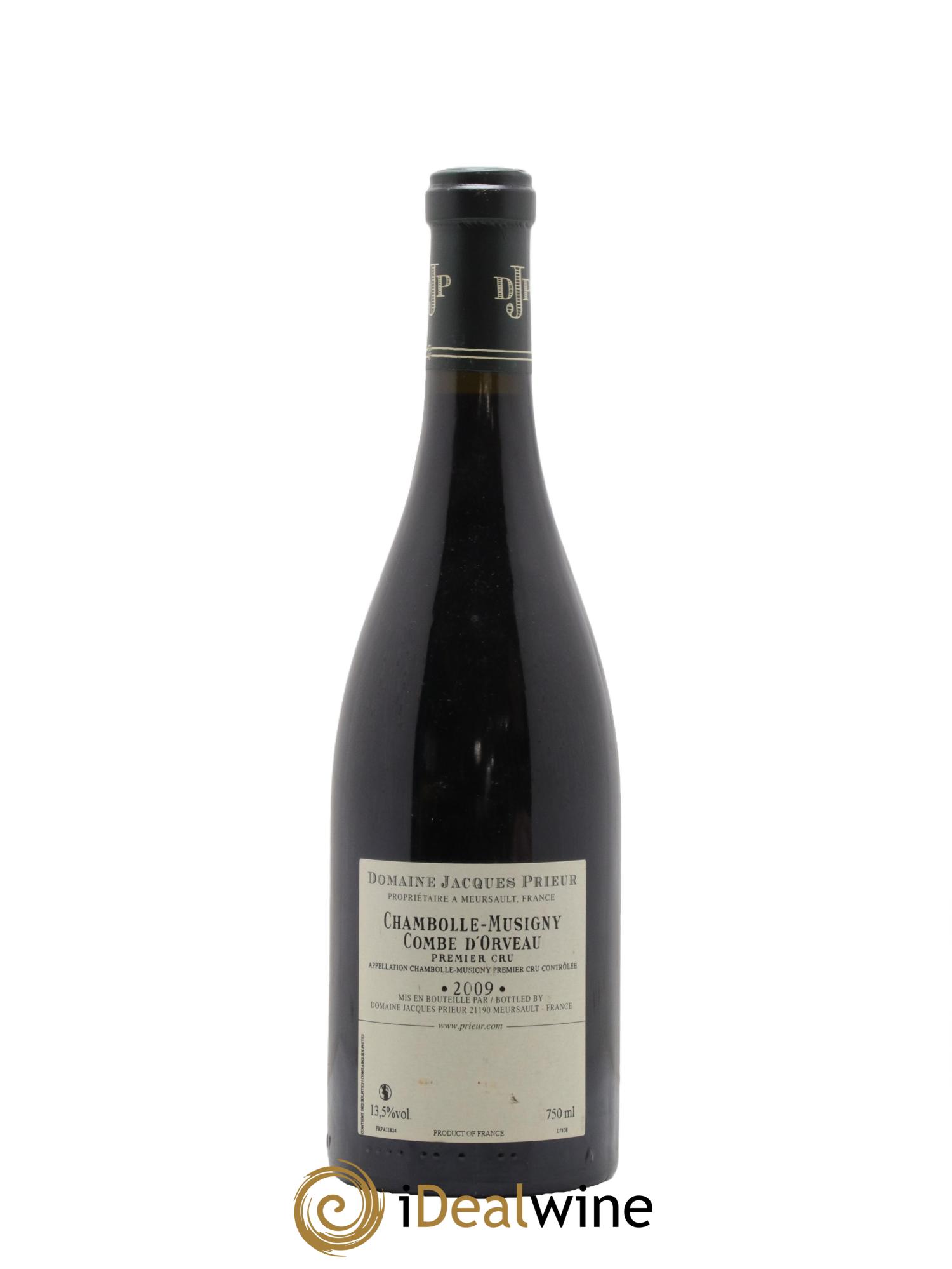 Chambolle-Musigny 1er Cru Combe d'Orveau Jacques Prieur (Domaine) 2009 - Posten von 1 Flasche - 1