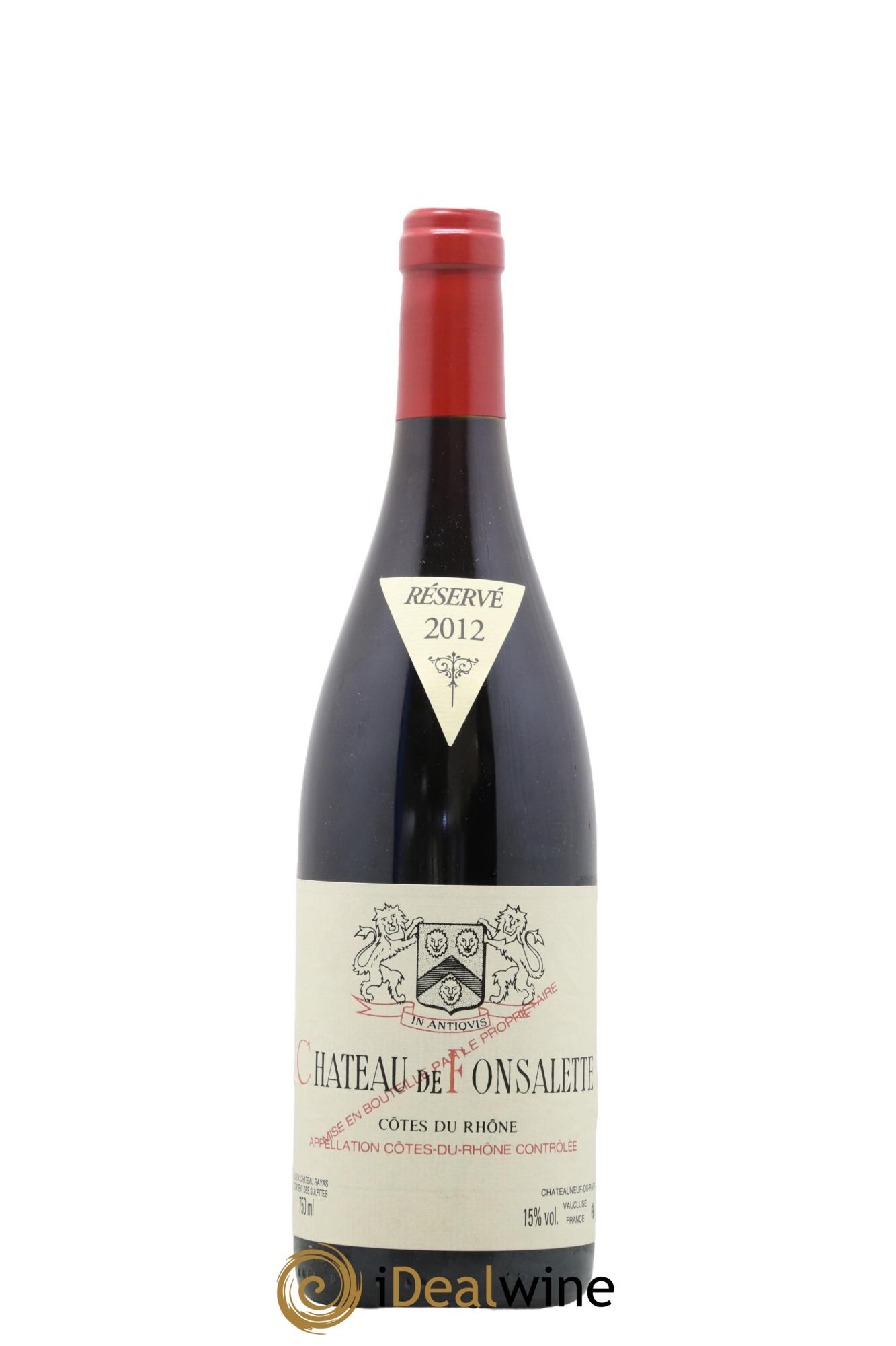 Côtes du Rhône Château de Fonsalette Emmanuel Reynaud 2012 - Lotto di 1 bottiglia - 0