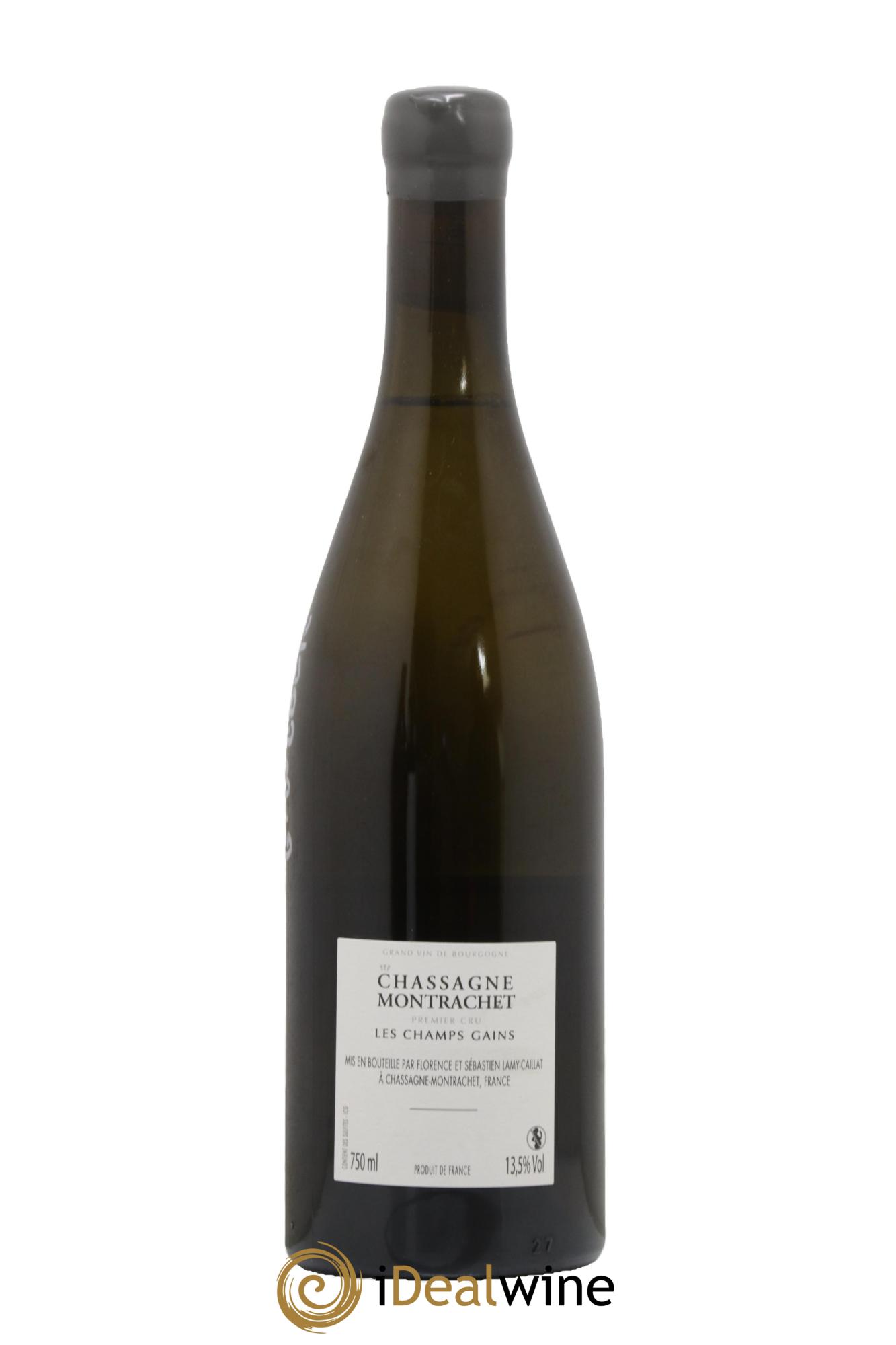 Chassagne-Montrachet 1er Cru Les Champs Gains Lamy-Caillat (Domaine) 2018 - Posten von 1 Flasche - 1