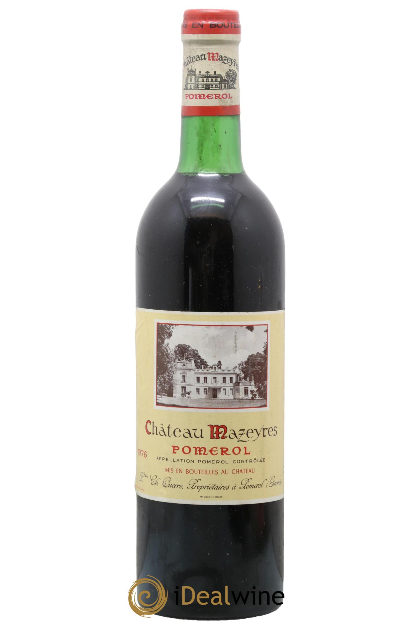 Château Mazeyres 1976 - Posten von 1 Flasche - 0