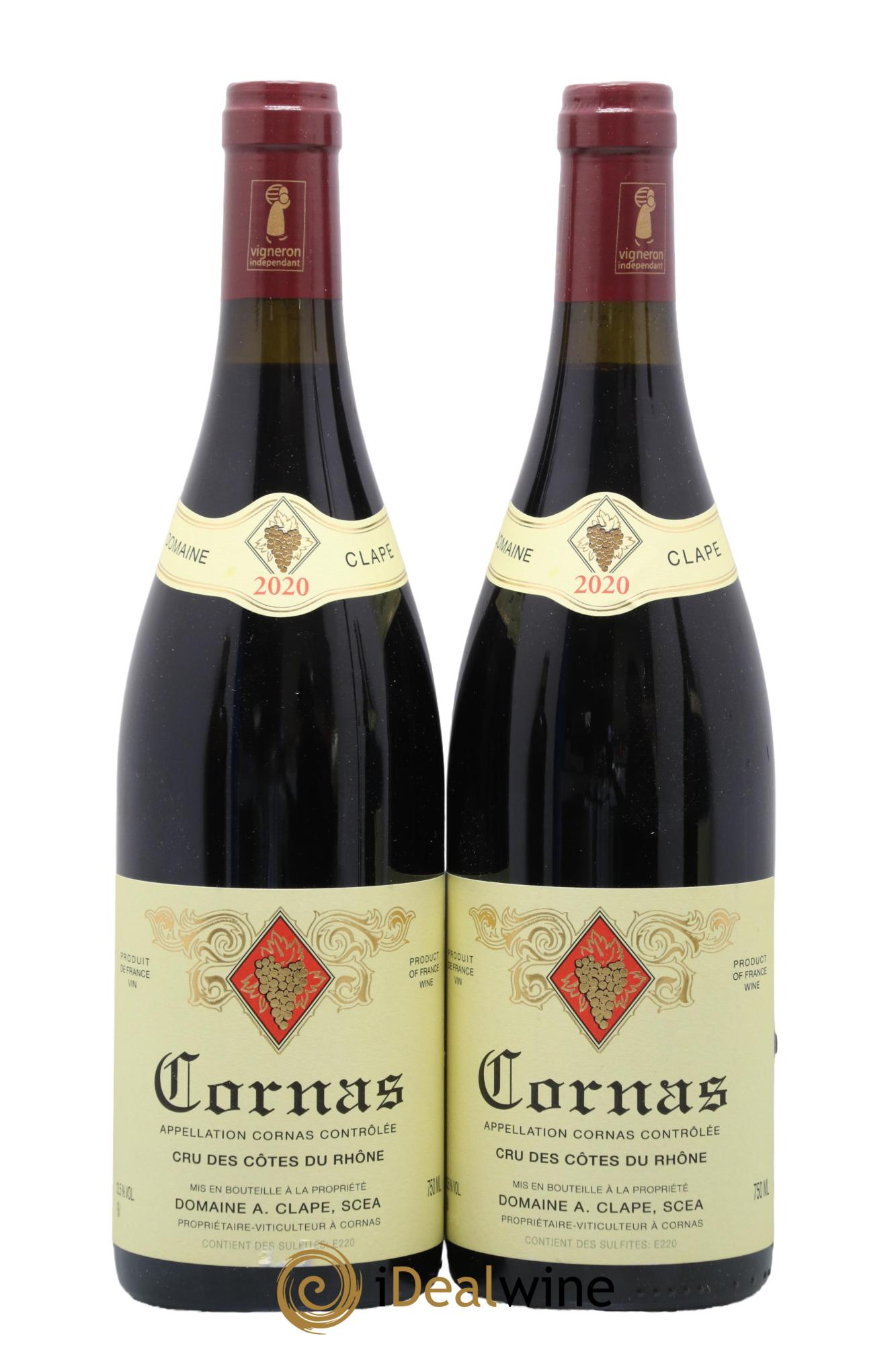 Cornas Auguste Clape 2020 - Lot of 2 bottles - 0